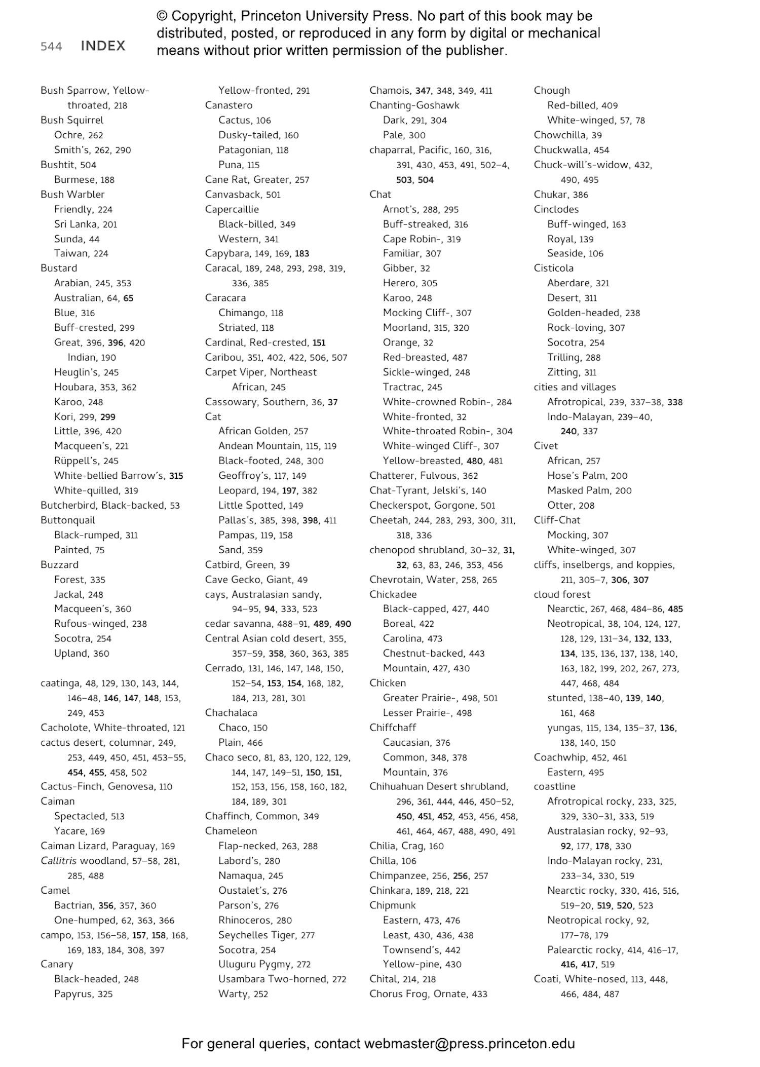 Habitats of the World Princeton University Press