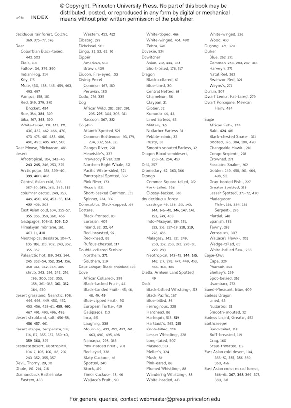 Habitats of the World Princeton University Press