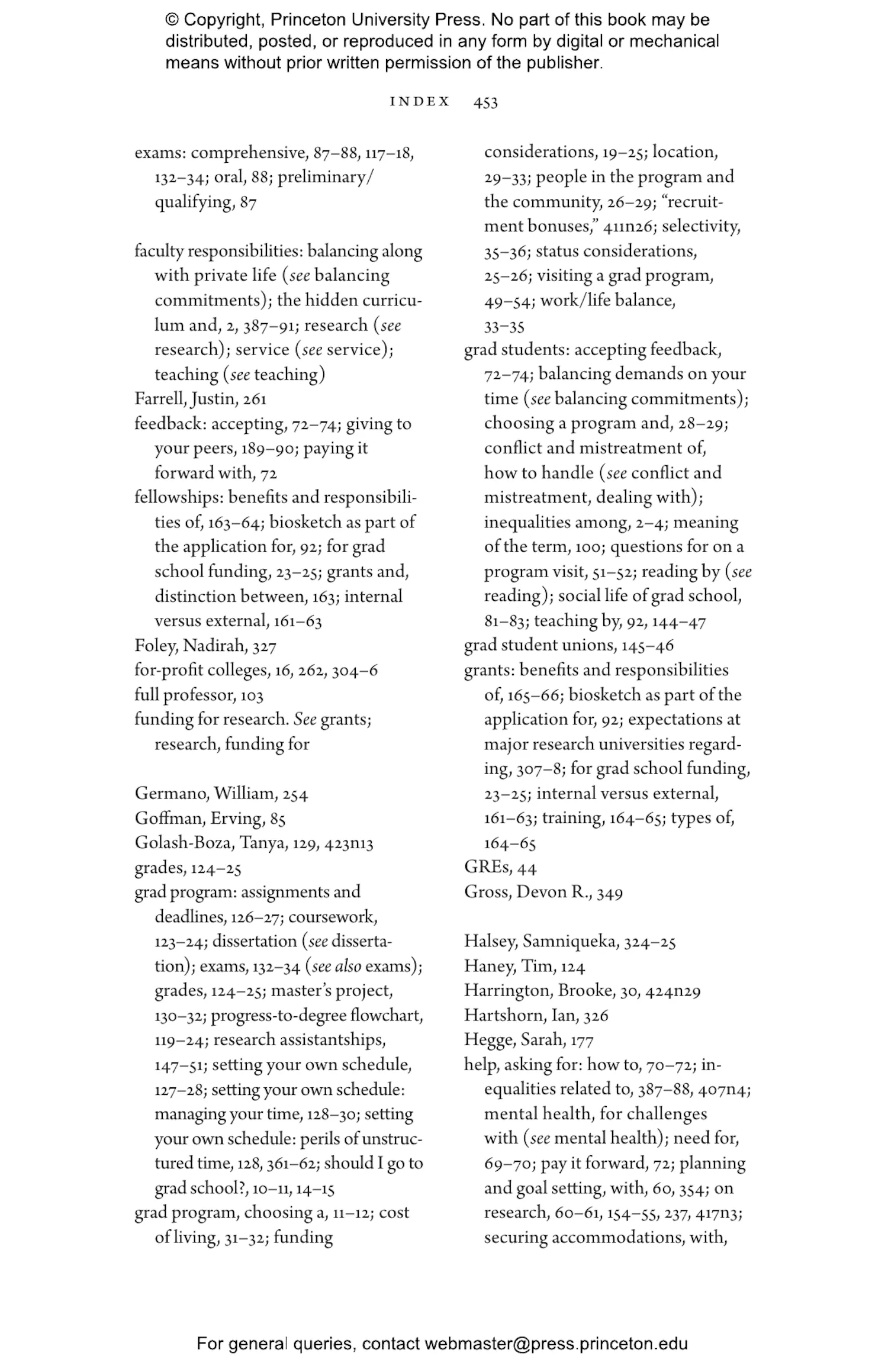 A Field Guide to Grad School | Princeton University Press