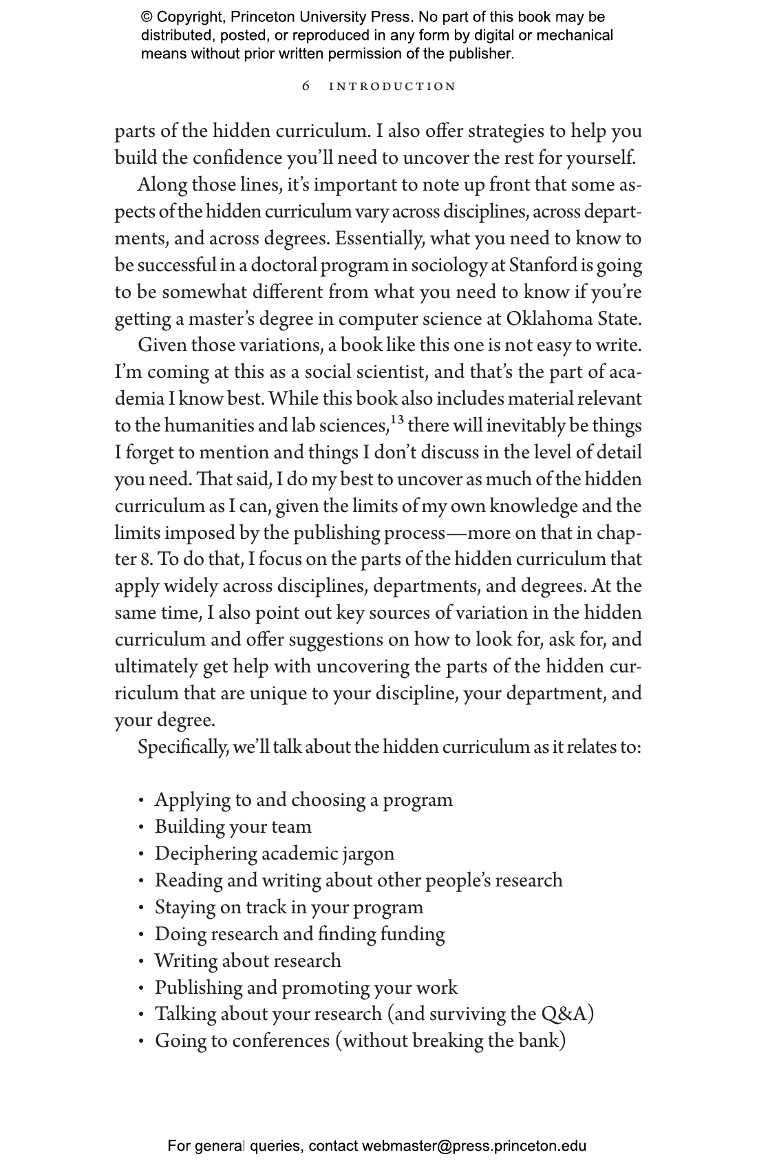 A Field Guide To Grad School | Princeton University Press