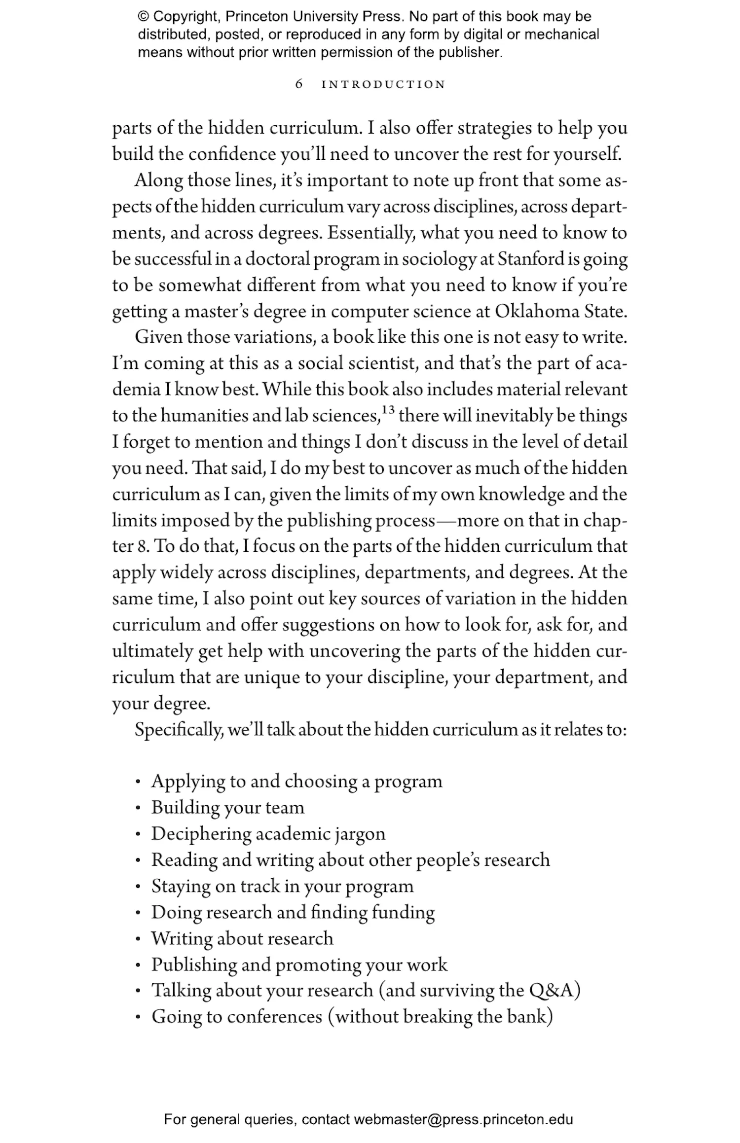 A Field Guide to Grad School | Princeton University Press