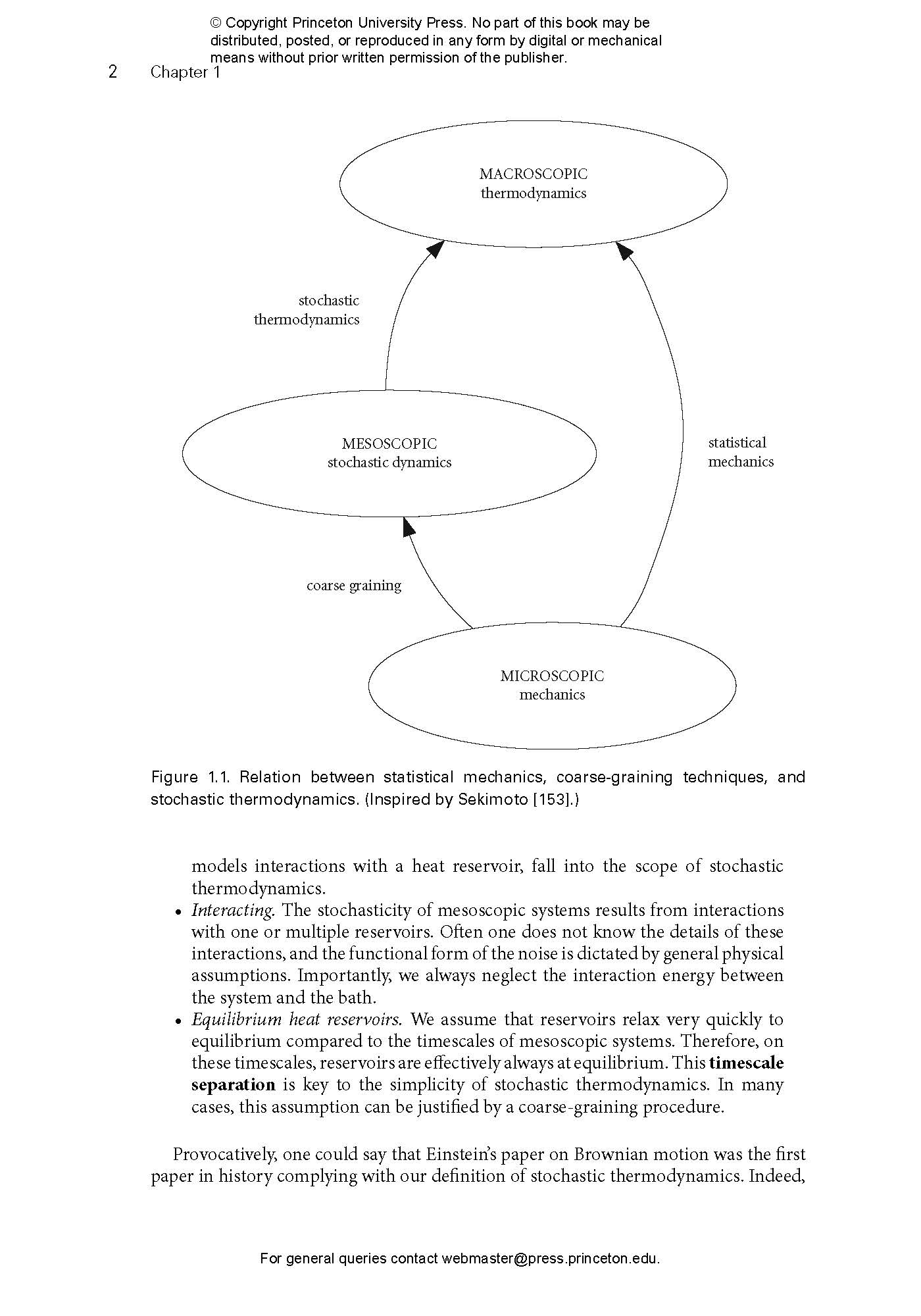 Stochastic Thermodynamics | Princeton University Press