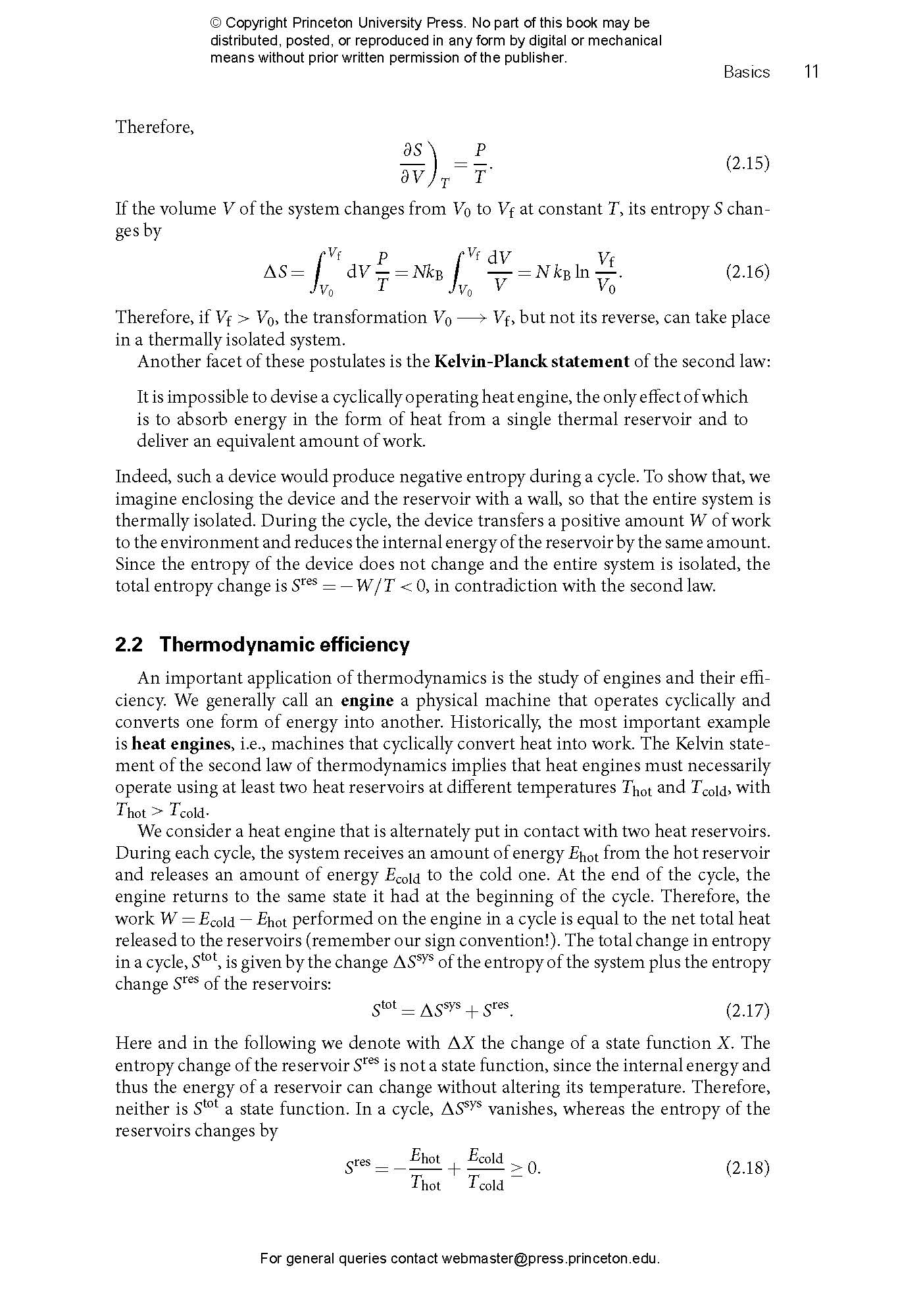 Stochastic Thermodynamics | Princeton University Press