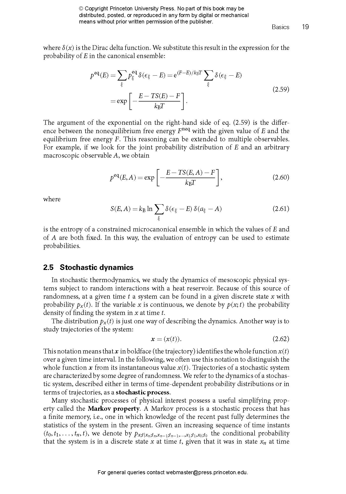 Stochastic Thermodynamics | Princeton University Press