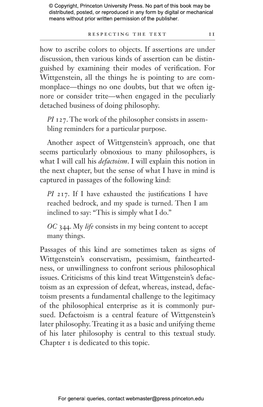 Taking Wittgenstein at His Word | Princeton University Press
