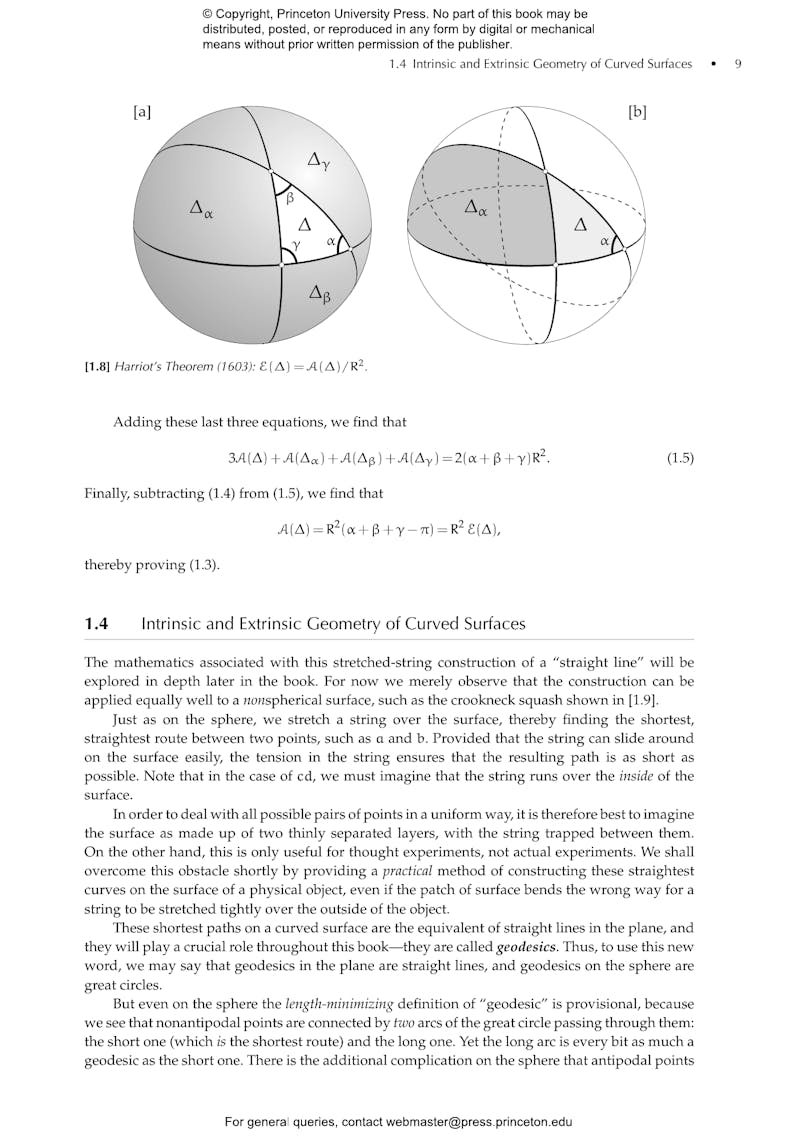 Visual Differential Geometry and Forms Princeton University Press