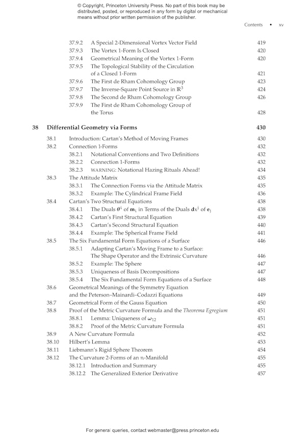 Visual Differential Geometry and Forms Princeton University Press
