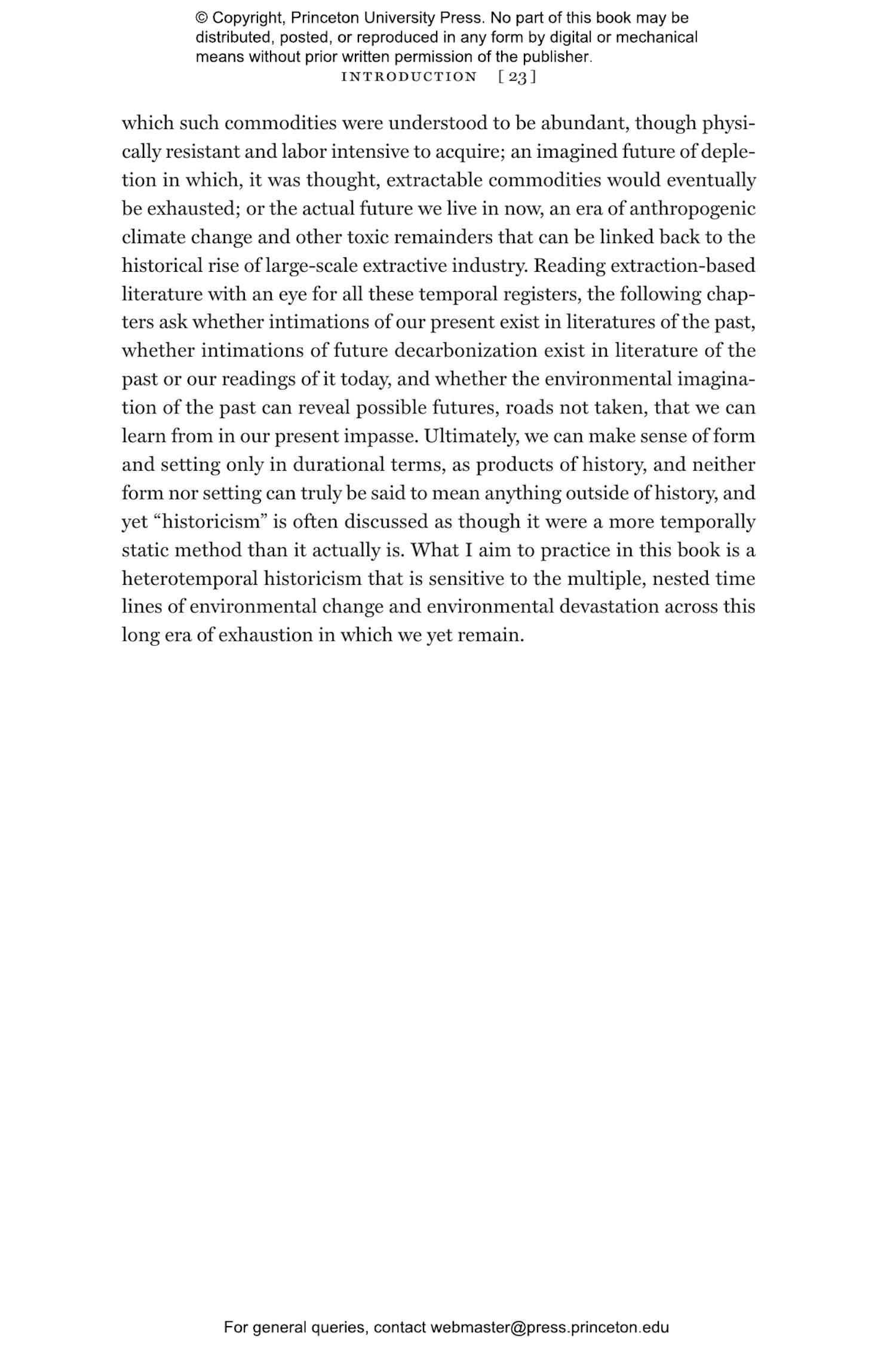 Extraction Ecologies and the Literature of the Long Exhaustion