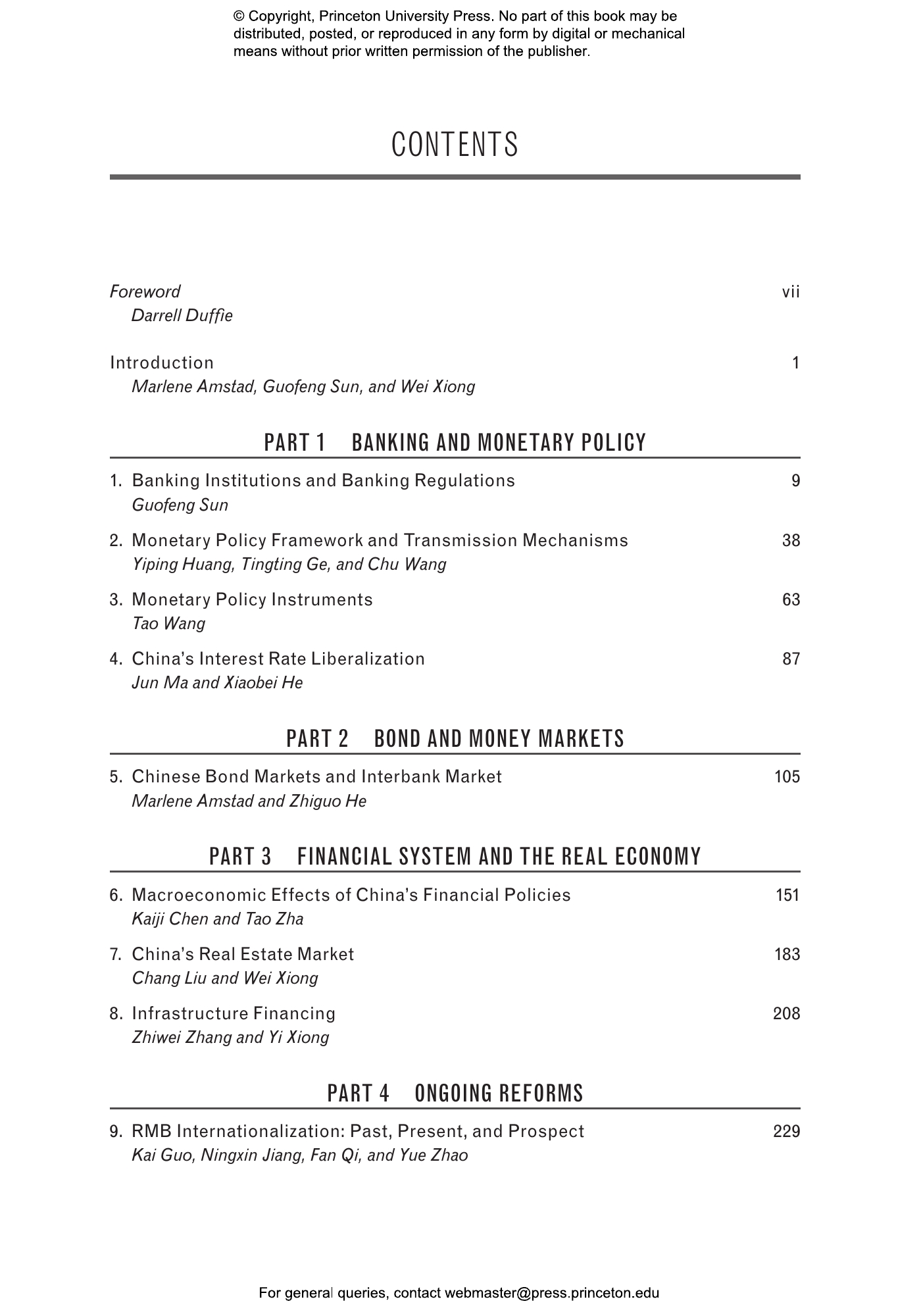 The Handbook of China's Financial System | Princeton University Press