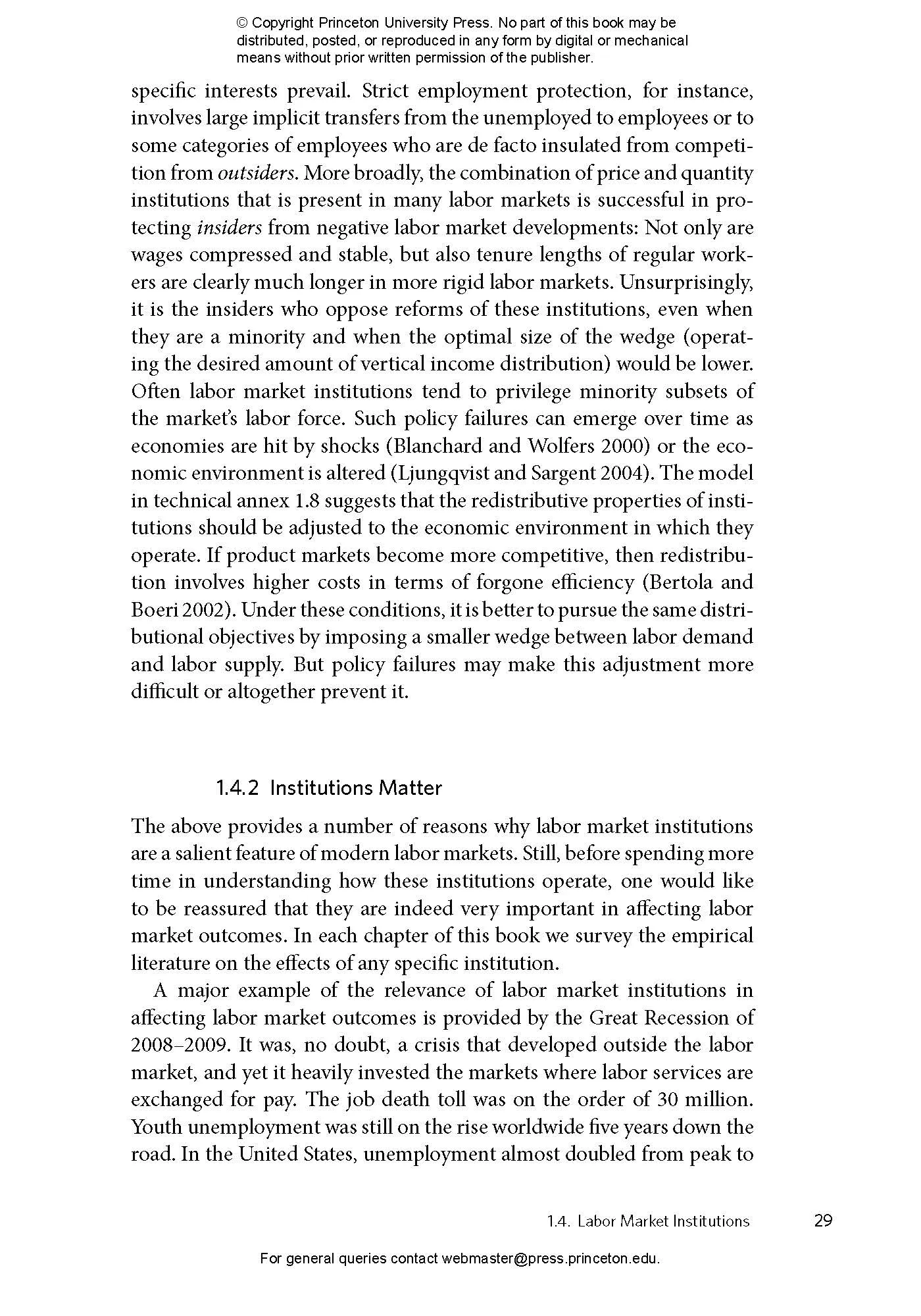 The Economics of Imperfect Labor Markets, Third Edition