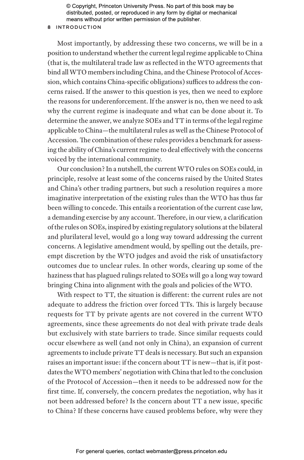 China And The WTO | Princeton University Press