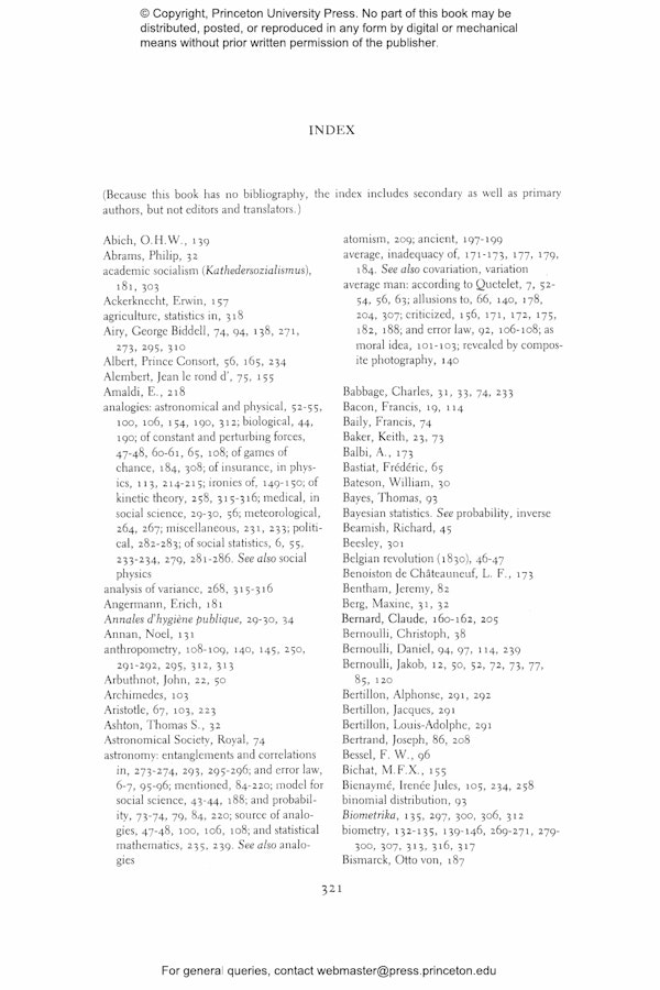 The Rise of Statistical Thinking, 1820–1900 | Princeton University Press