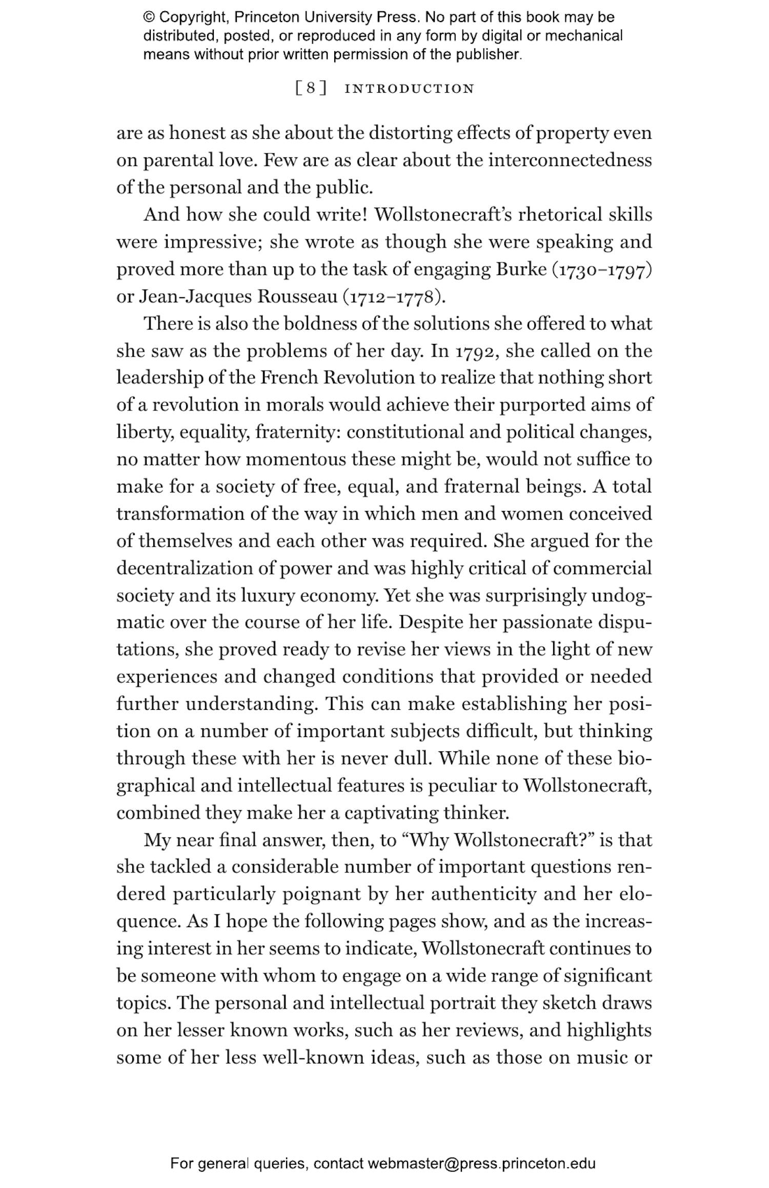 Wollstonecraft | Princeton University Press