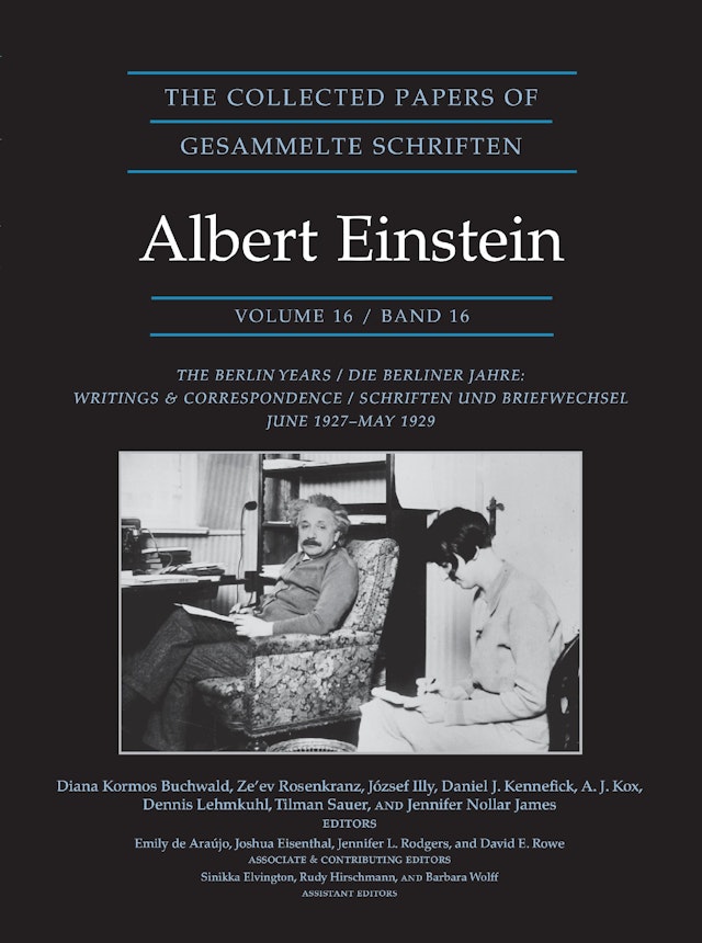 The Collected Papers of Albert Einstein, Volume 16 (Documentary Edition)