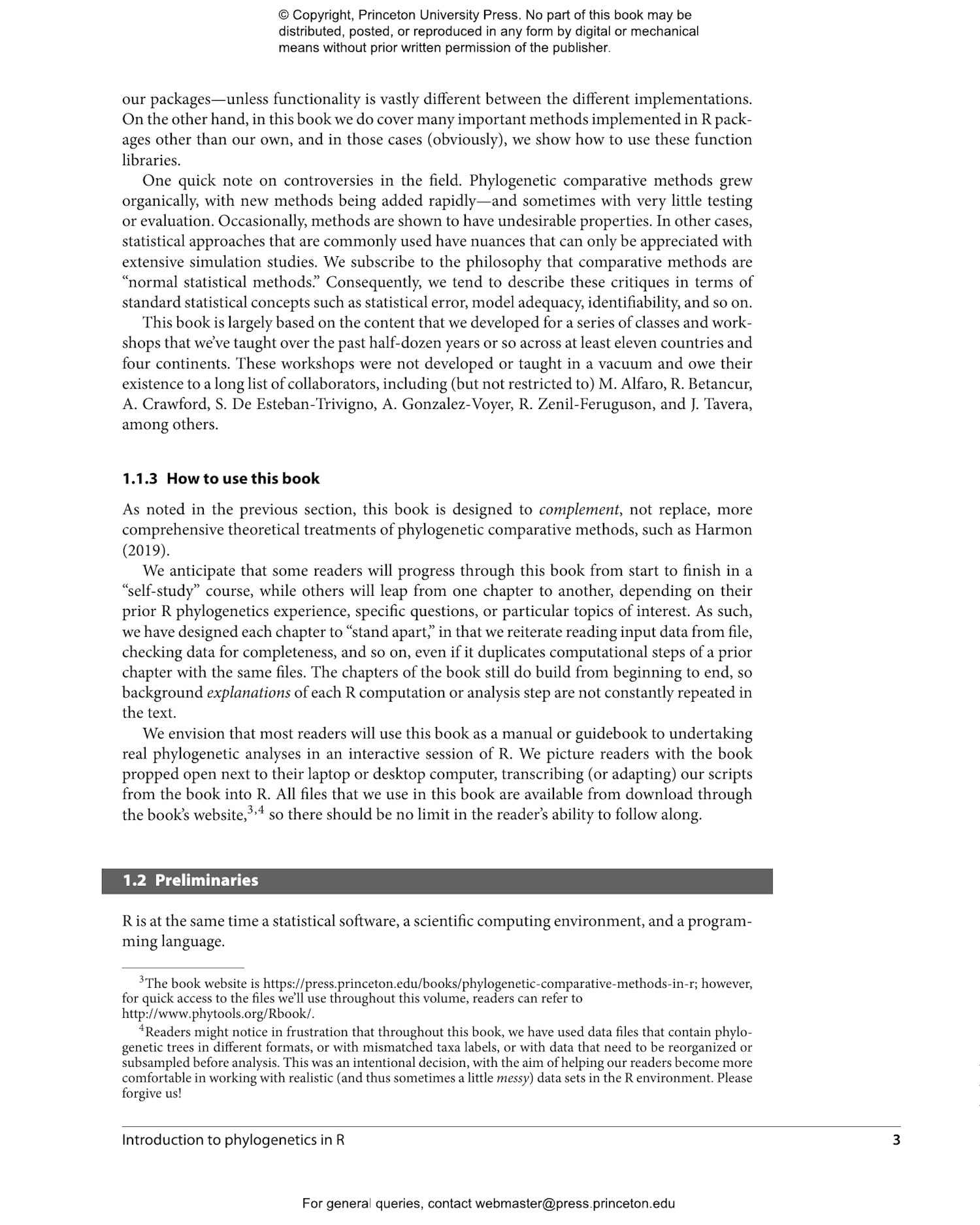 Phylogenetic Comparative Methods in R | Princeton University Press