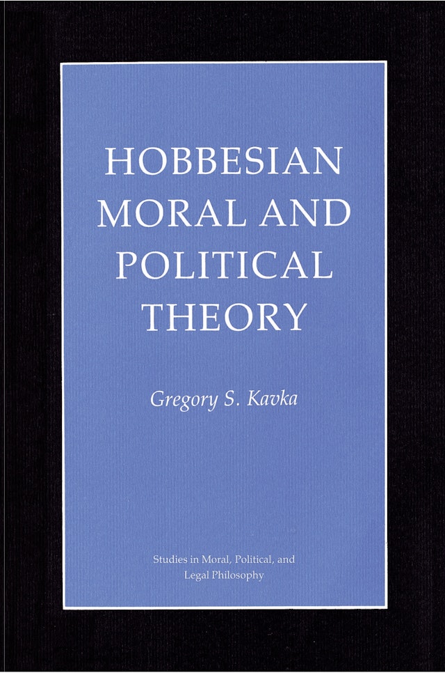 Hobbesian Moral and Political Theory