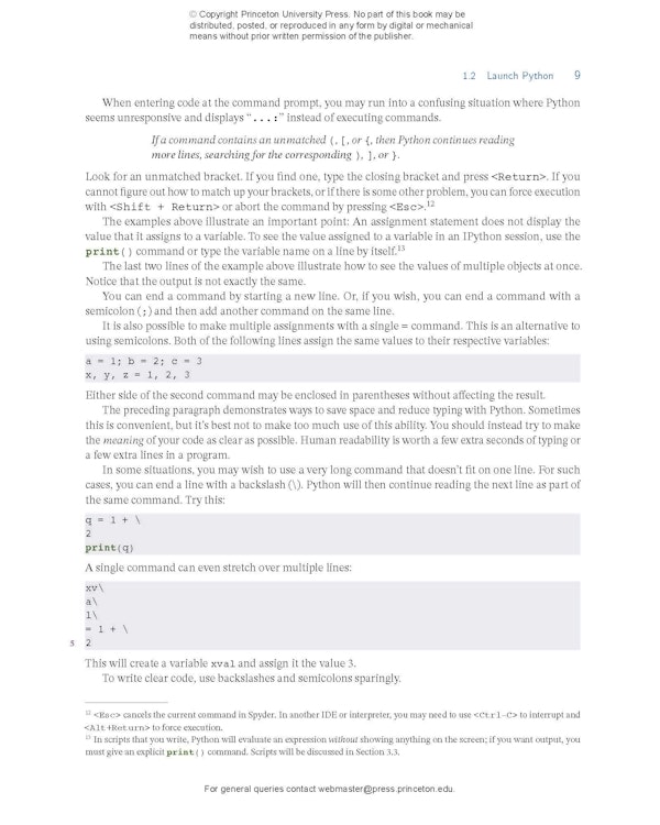 A Student's Guide to Python for Physical Modeling | Princeton ...