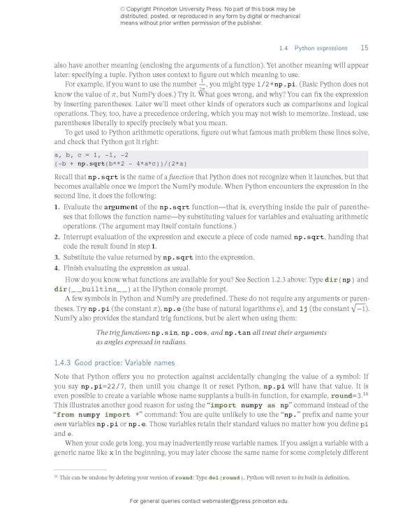 A Student's Guide to Python for Physical Modeling | Princeton ...