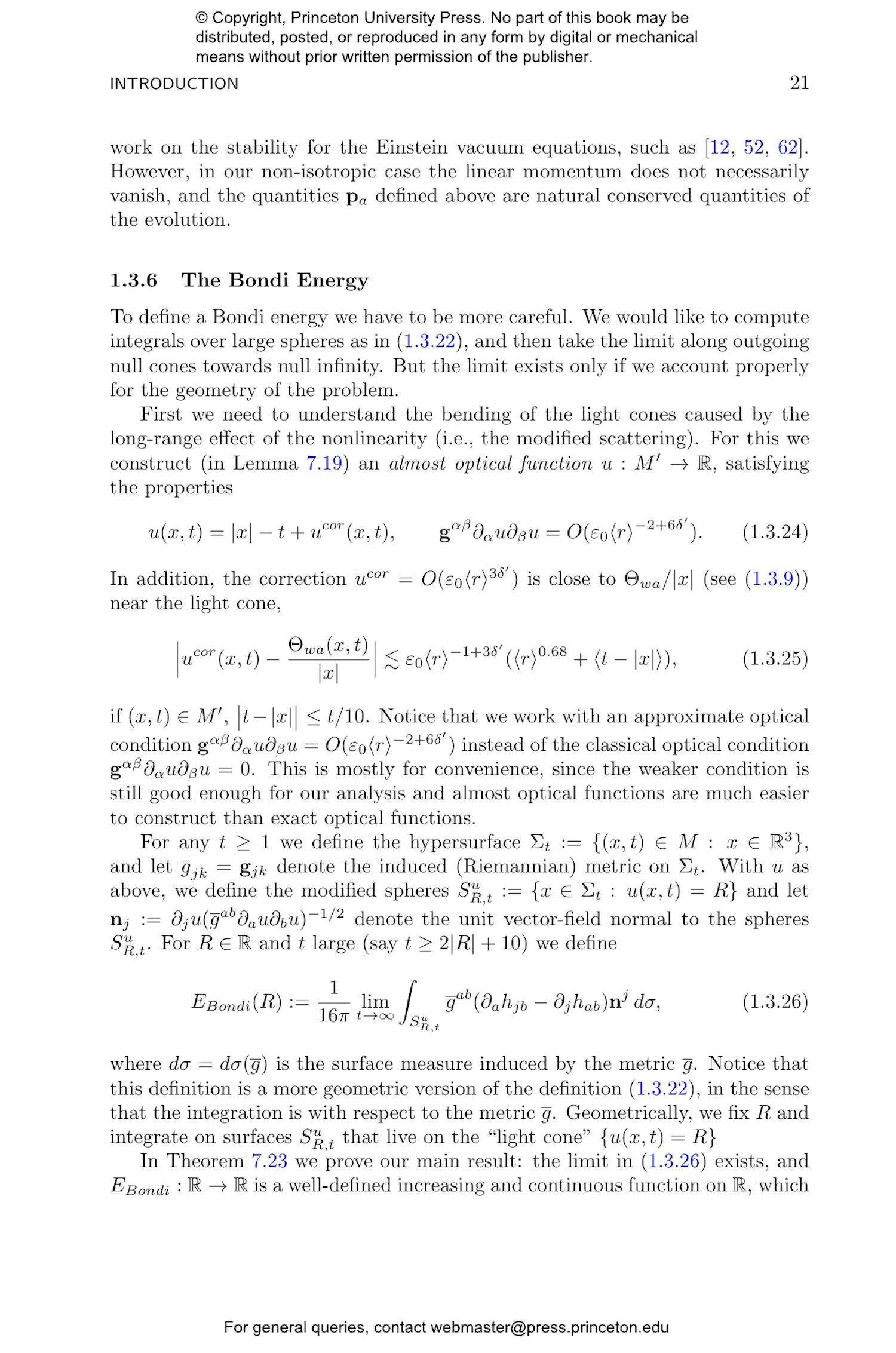 The Einstein-Klein-Gordon Coupled System | Princeton University Press