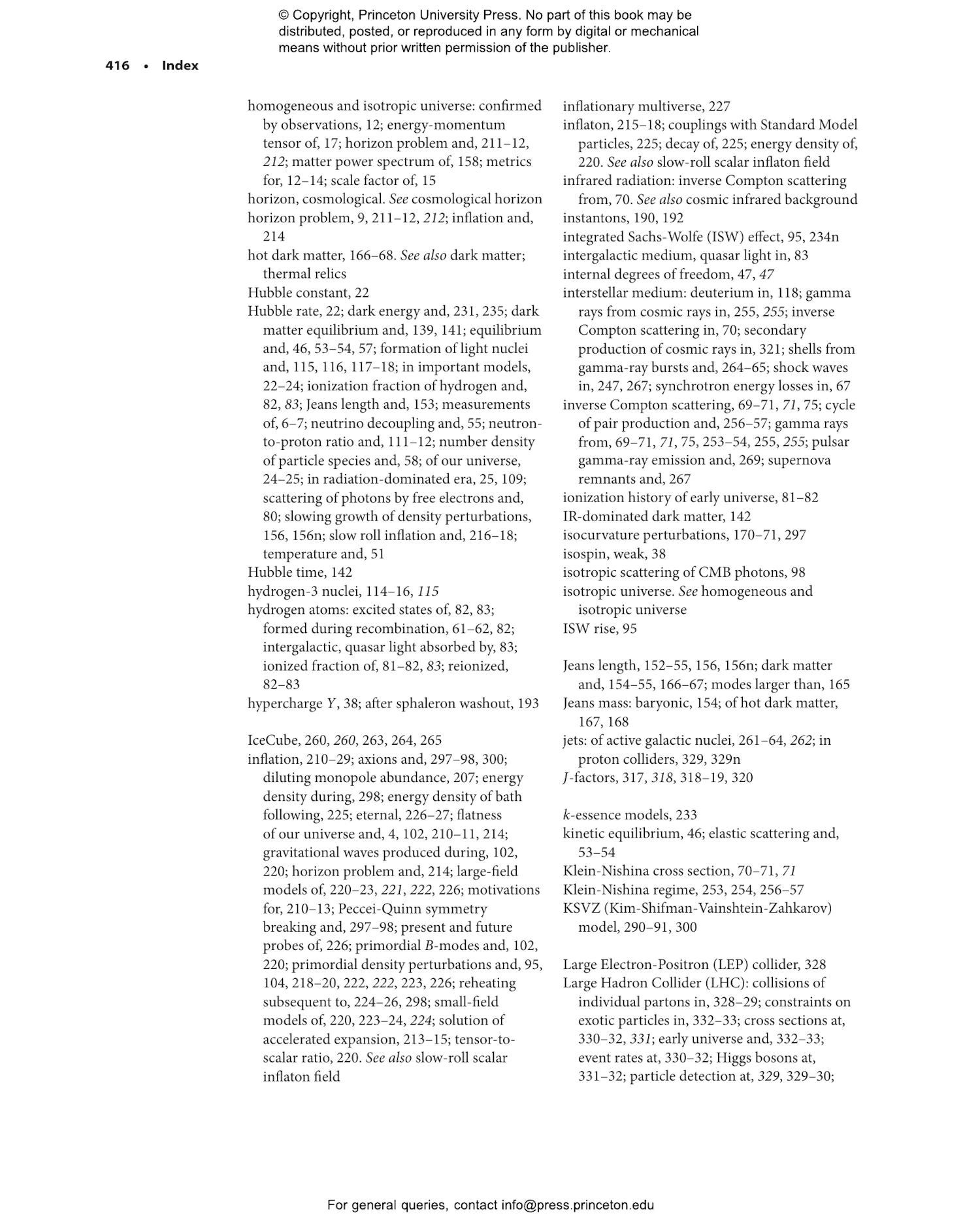 Particle Cosmology And Astrophysics Princeton University Press