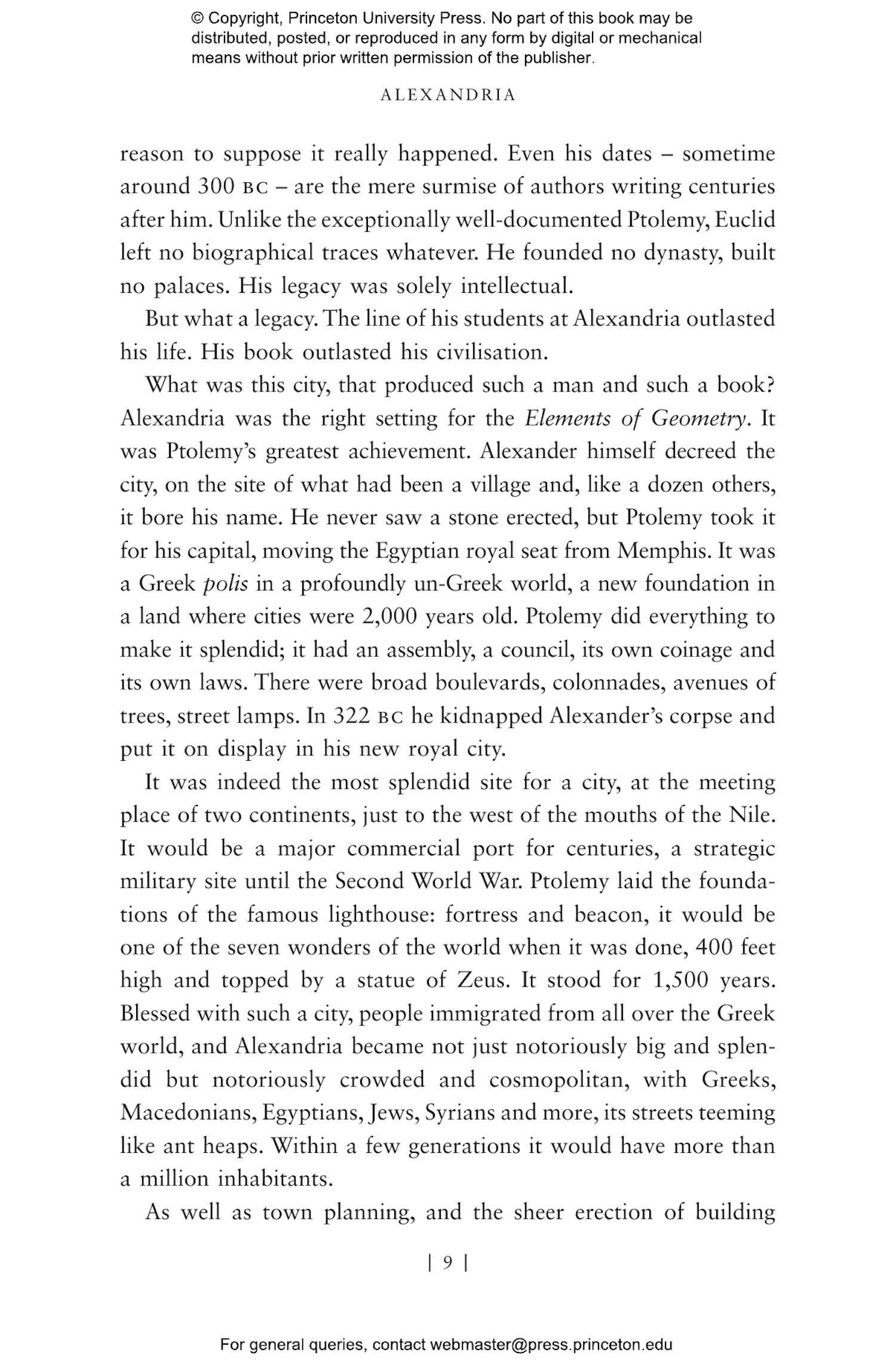 Encounters with Euclid Princeton University Press