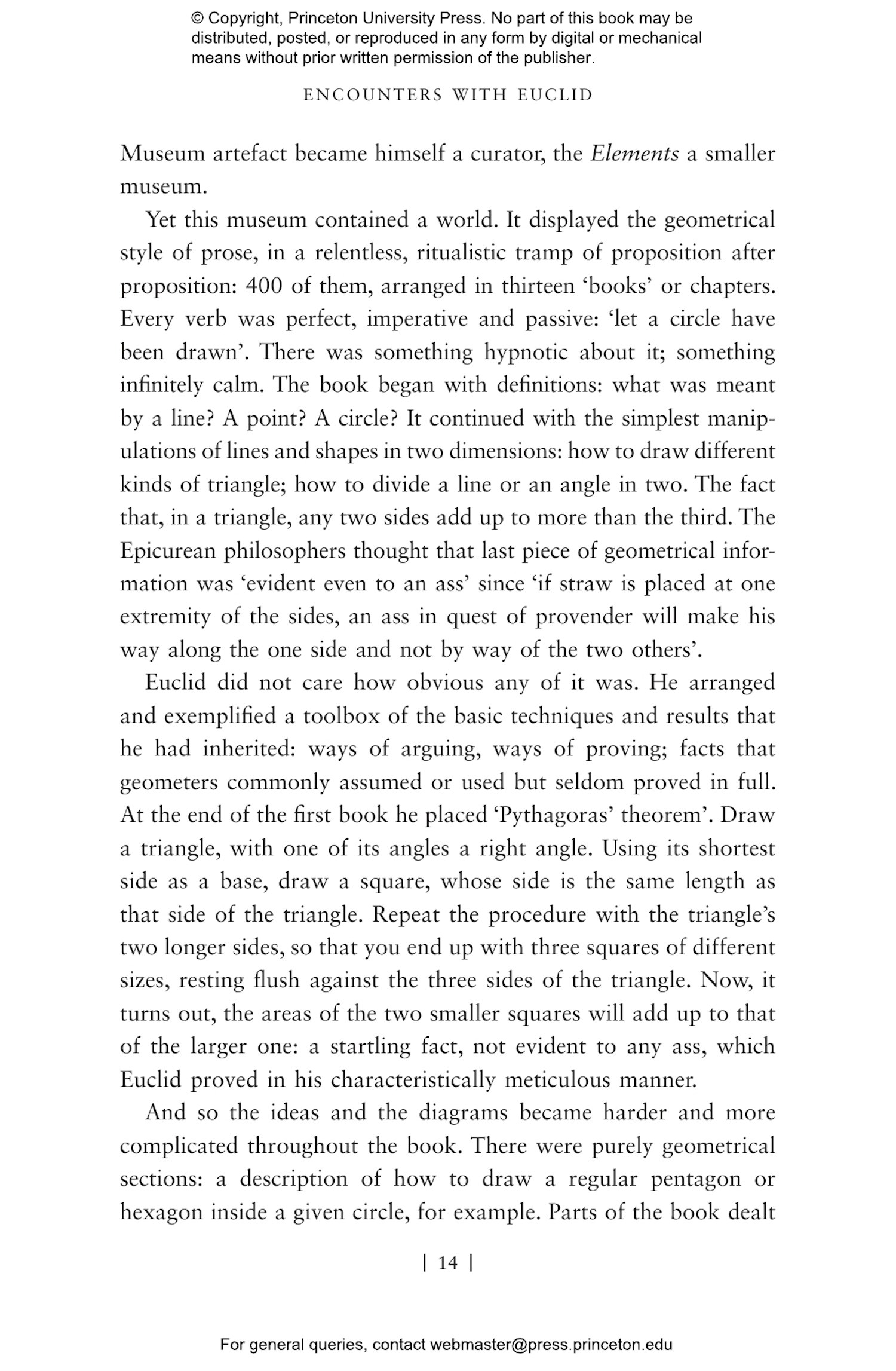 Encounters with Euclid Princeton University Press