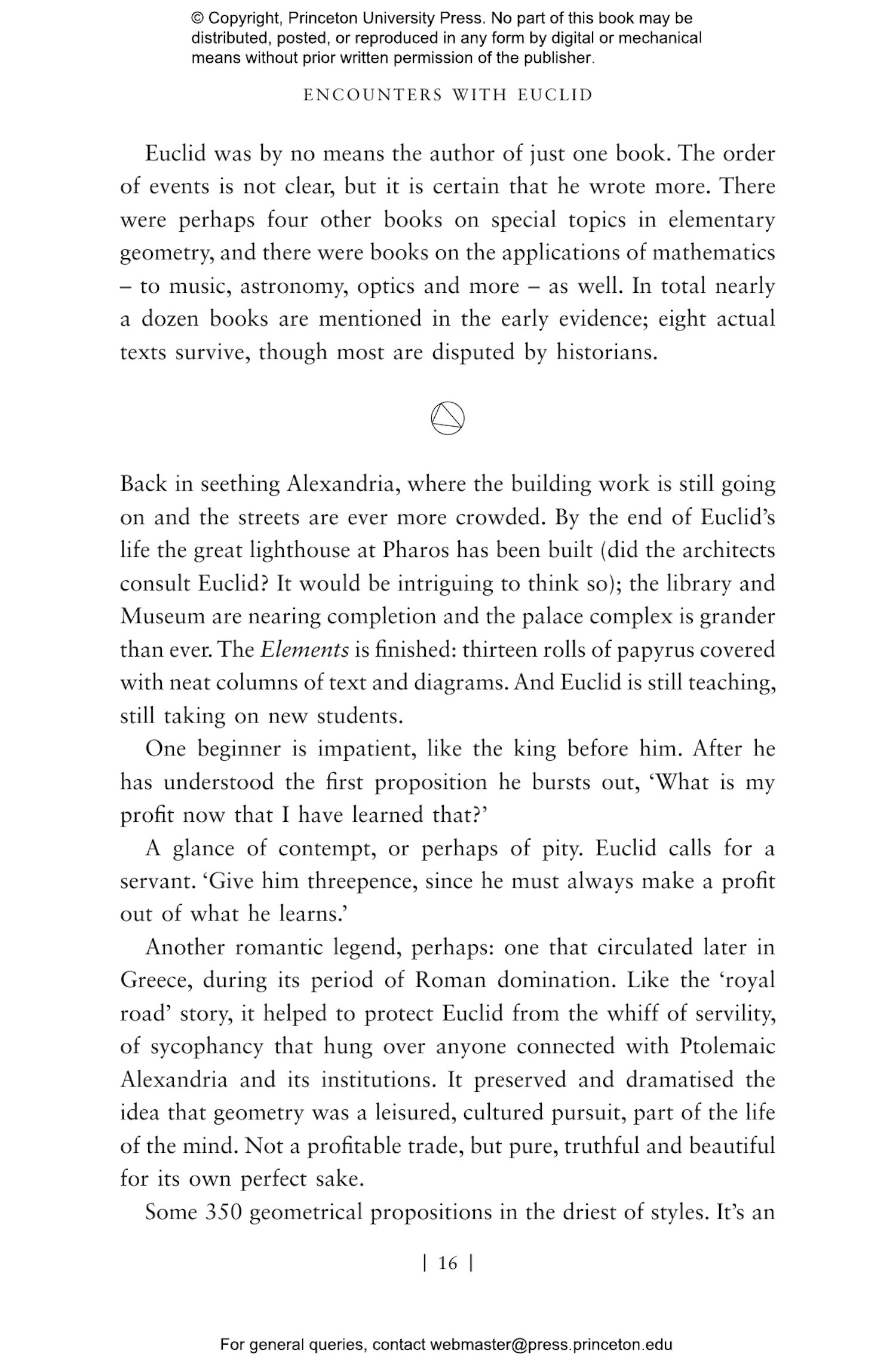 Encounters with Euclid Princeton University Press