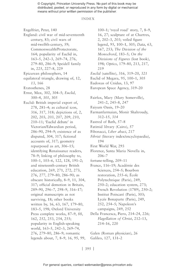 Encounters with Euclid Princeton University Press