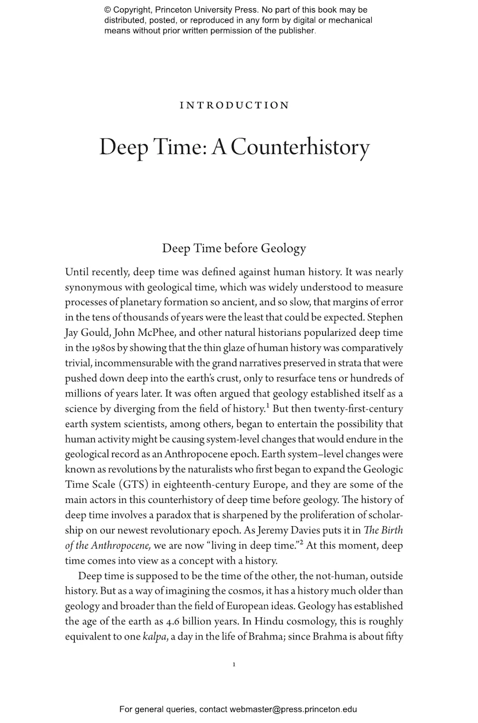 Deep Time | Princeton University Press