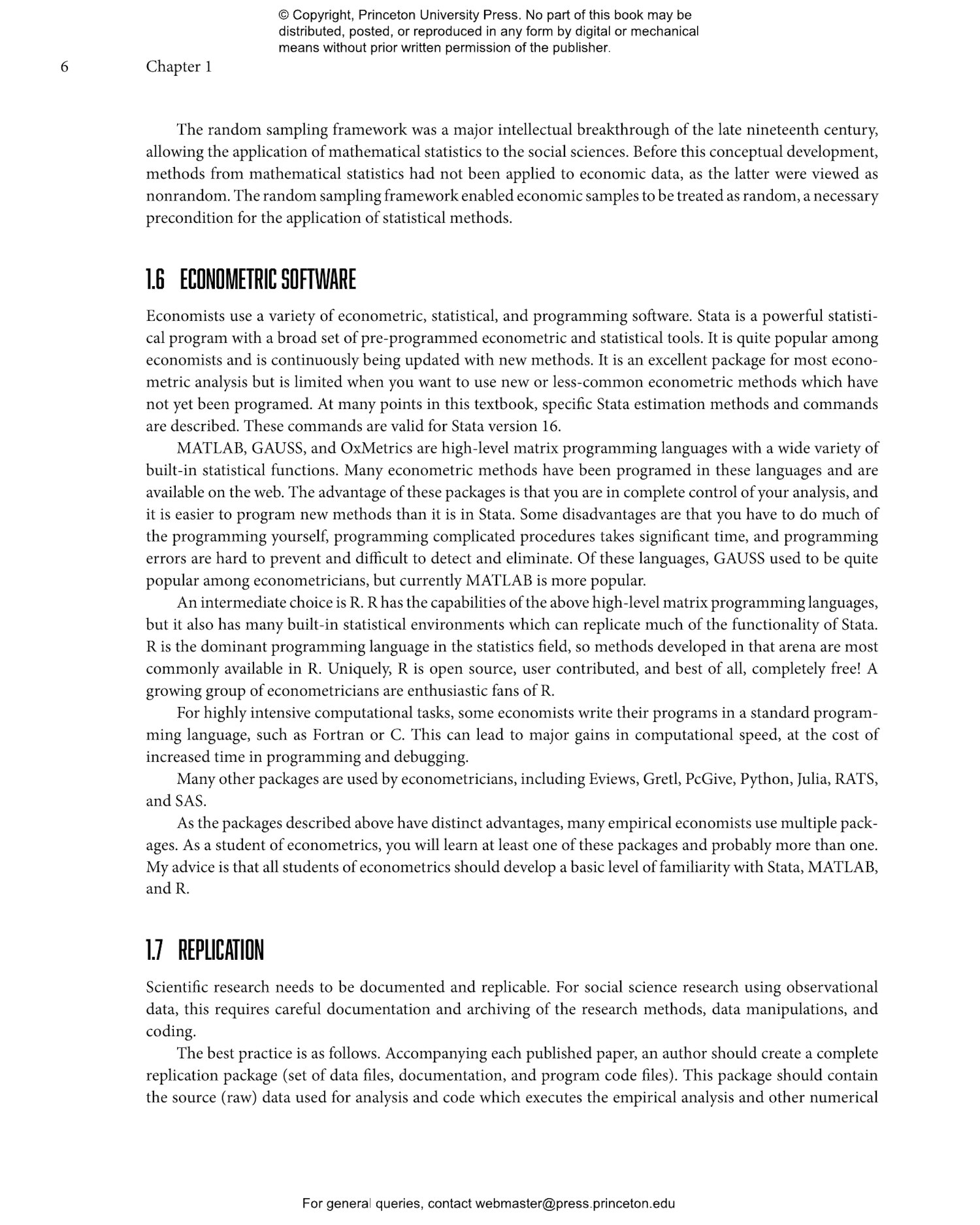 Econometrics | Princeton University Press