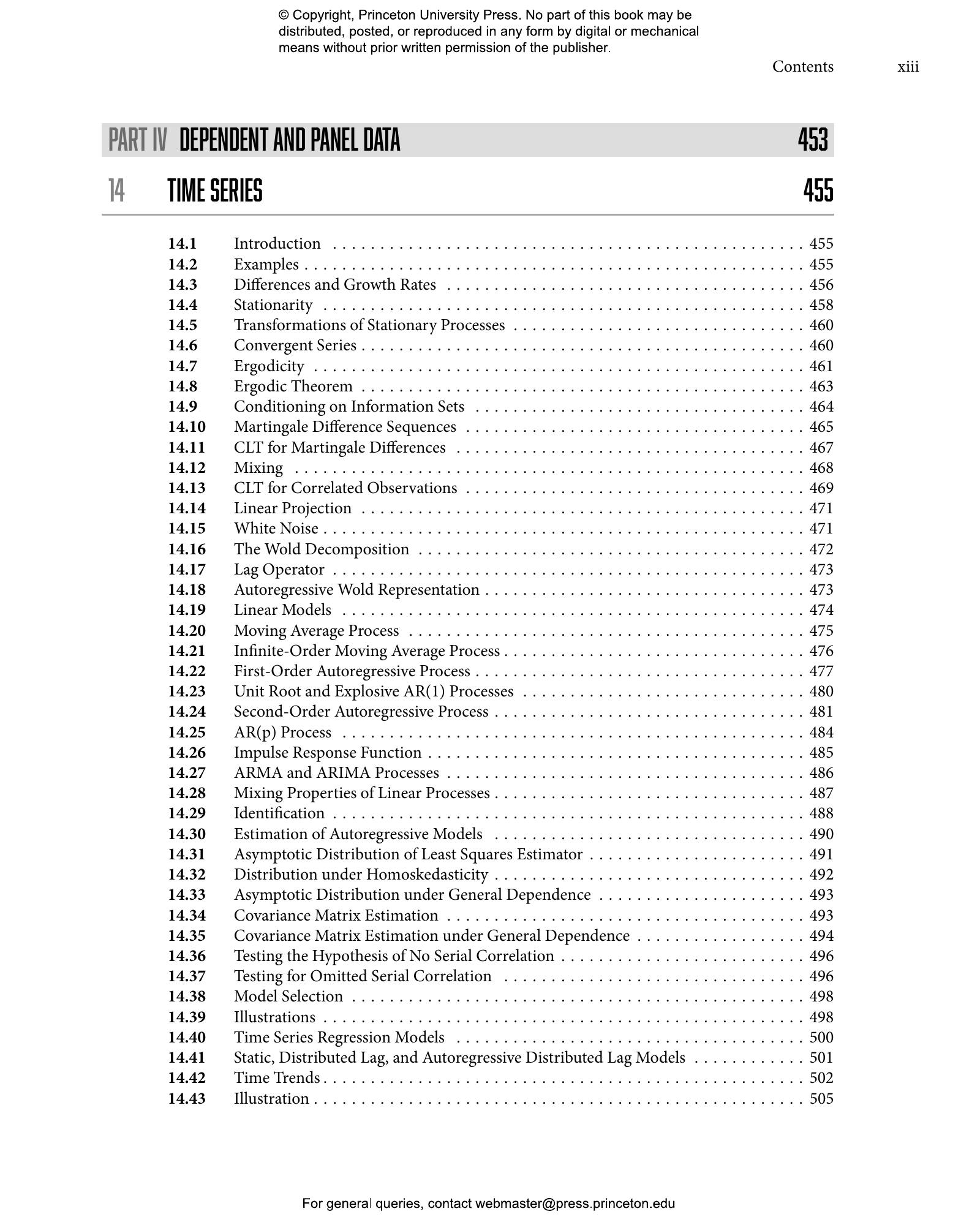Econometrics | Princeton University Press