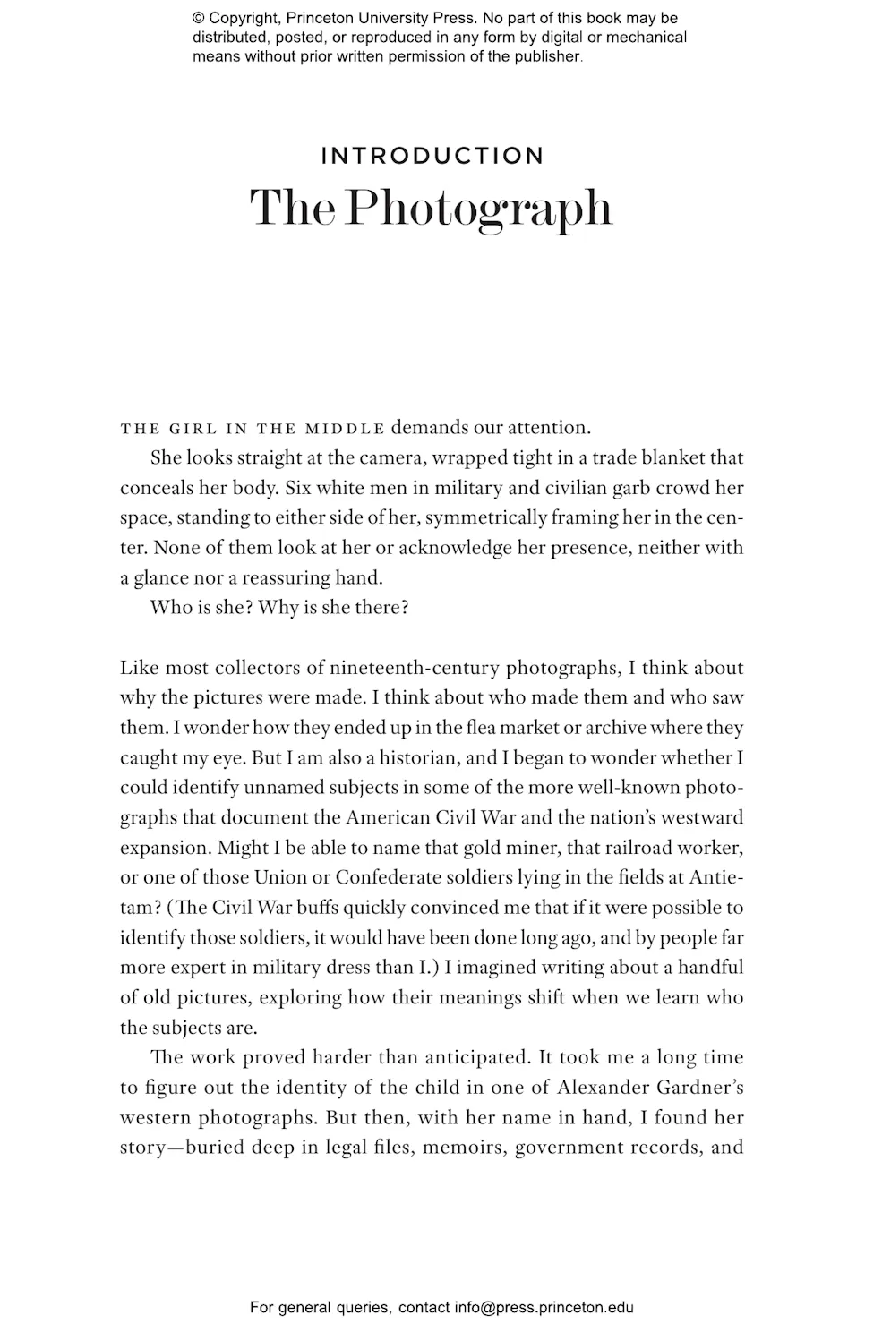 The Girl in the Middle Princeton University Press