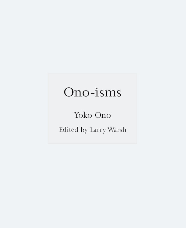 Ono-isms