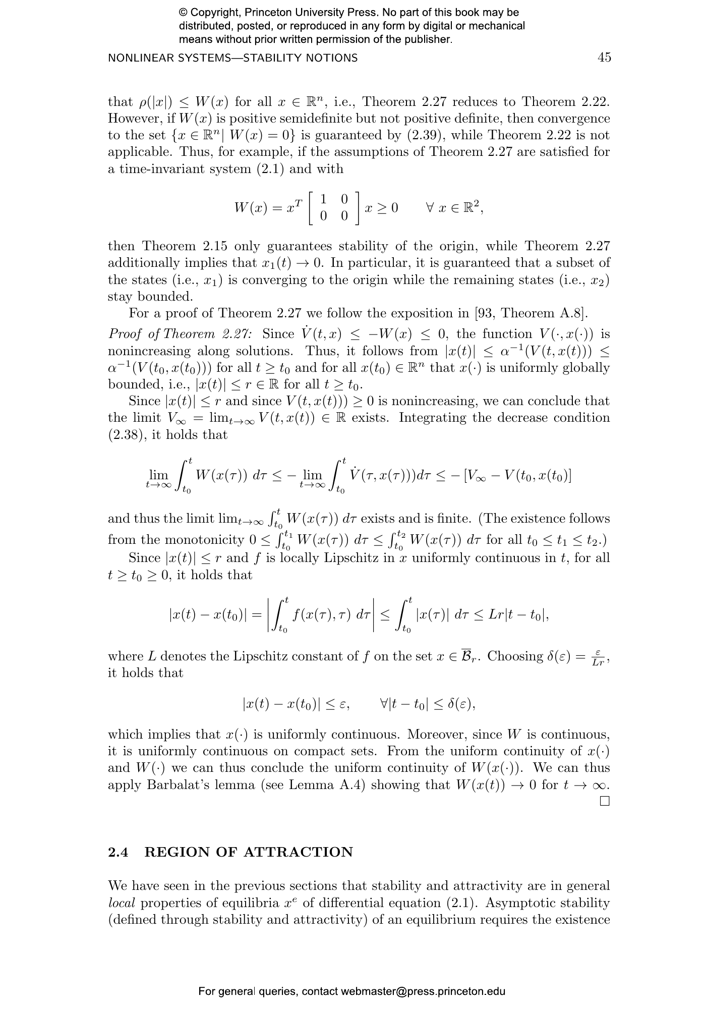 Introduction To Nonlinear Control | Princeton University Press