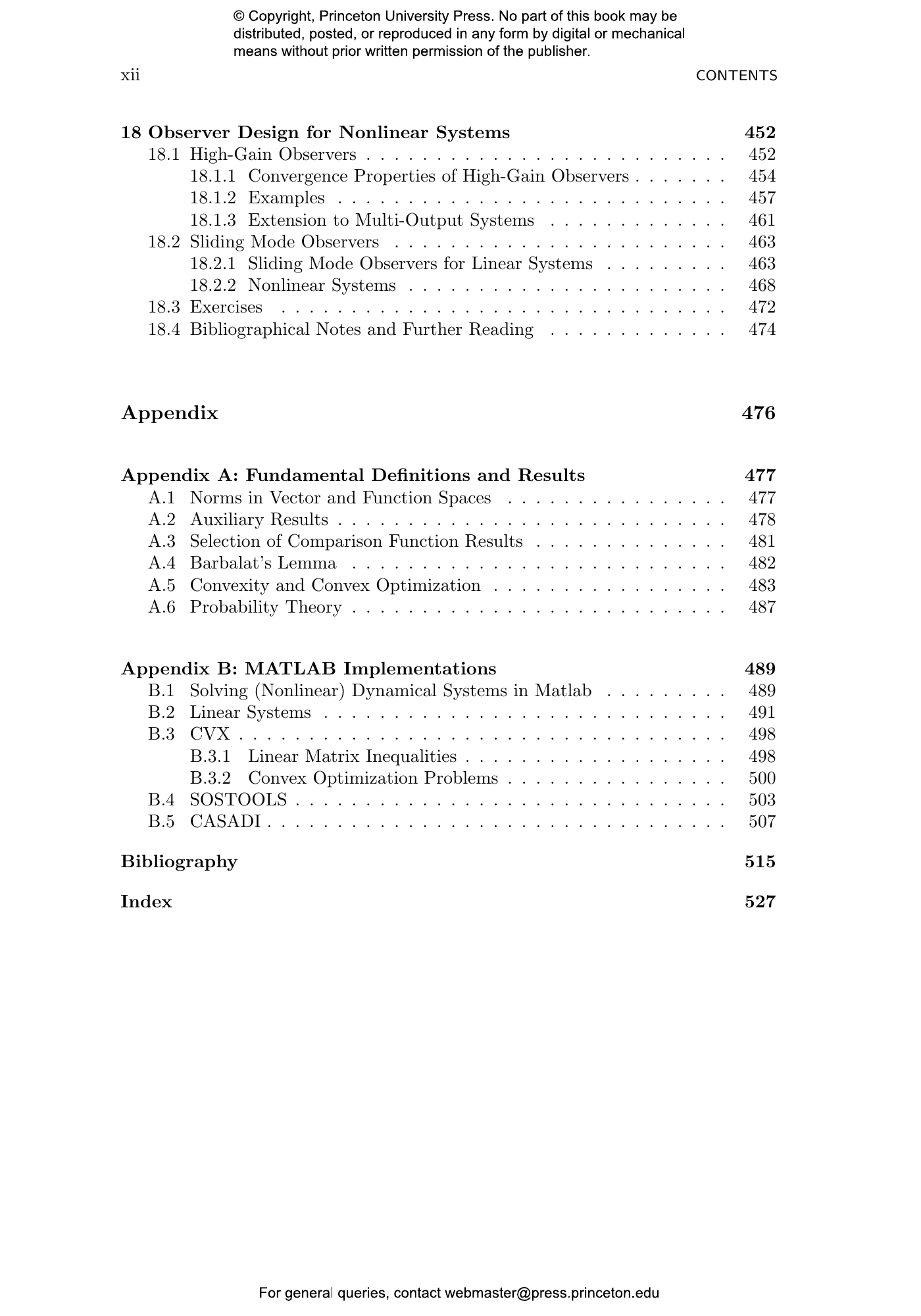 Introduction To Nonlinear Control | Princeton University Press