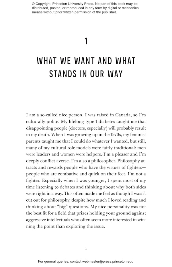 What Do You Want Out of Life? Princeton University Press