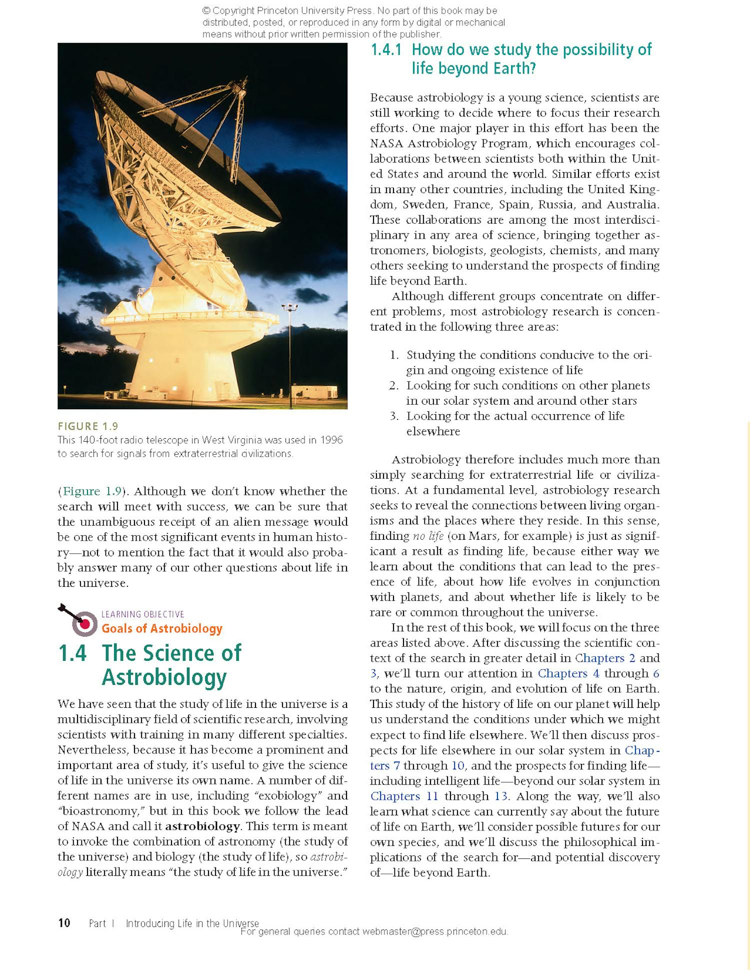 Life in the Universe, 5th Edition Princeton University Press