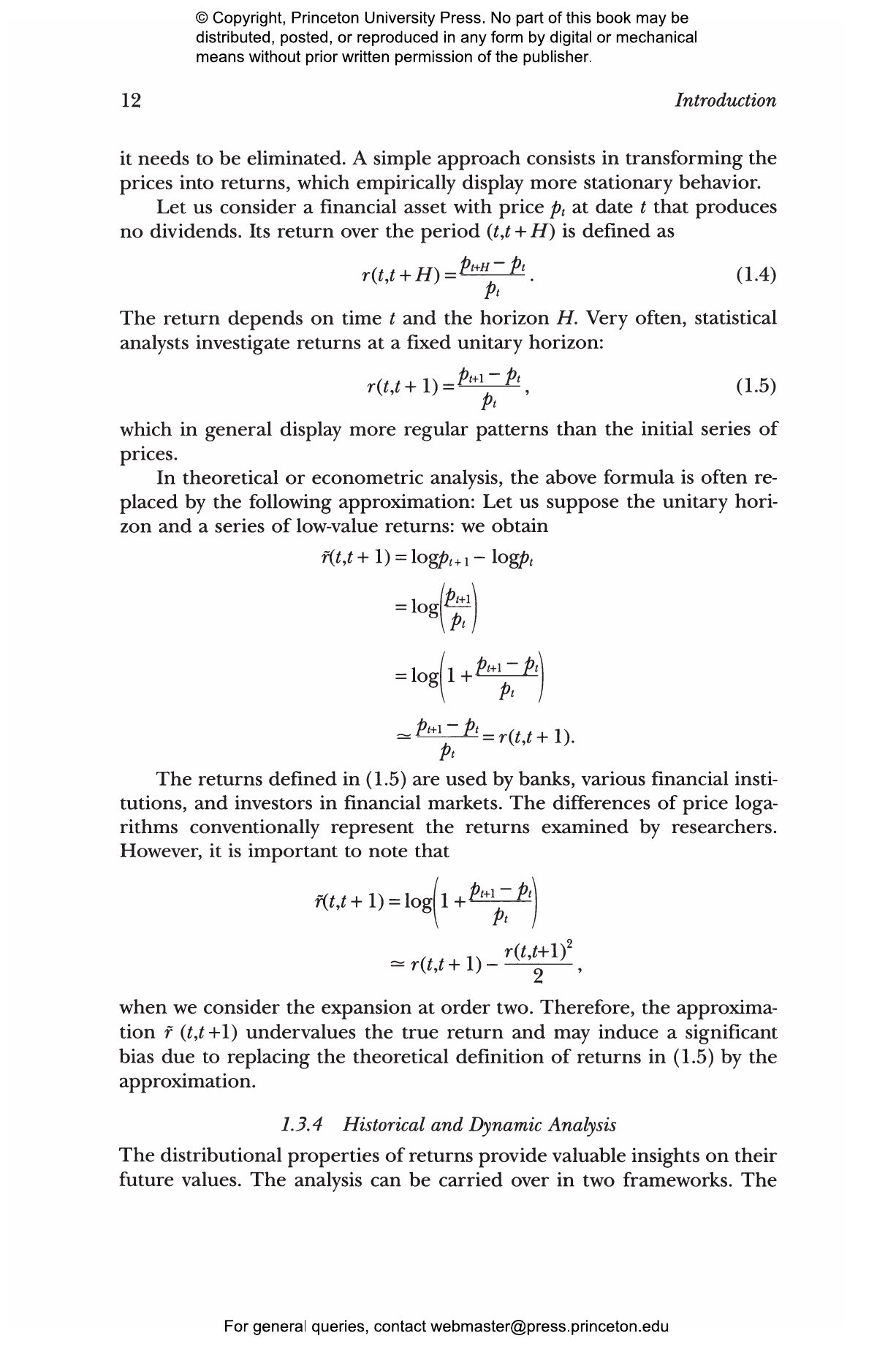 Financial Econometrics | Princeton University Press