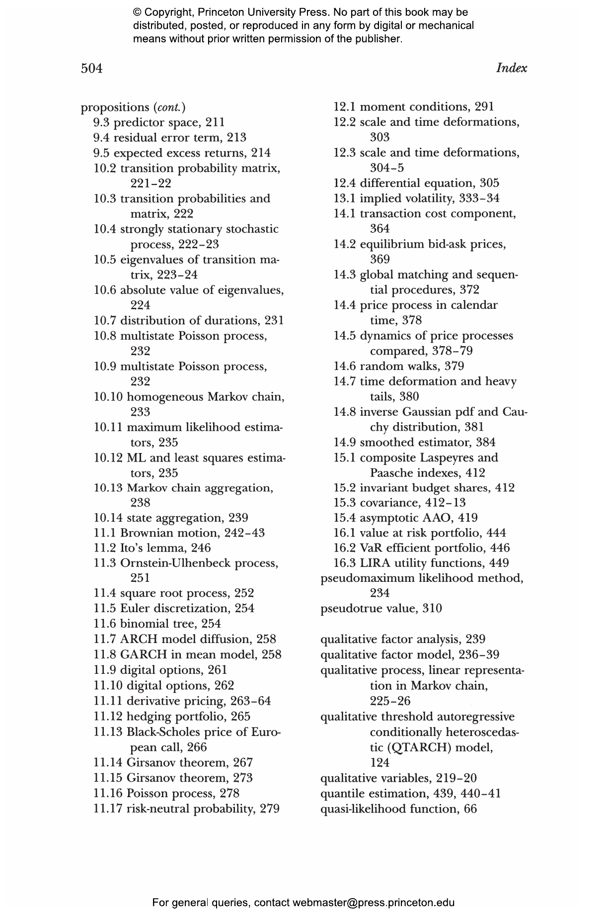 Financial Econometrics | Princeton University Press