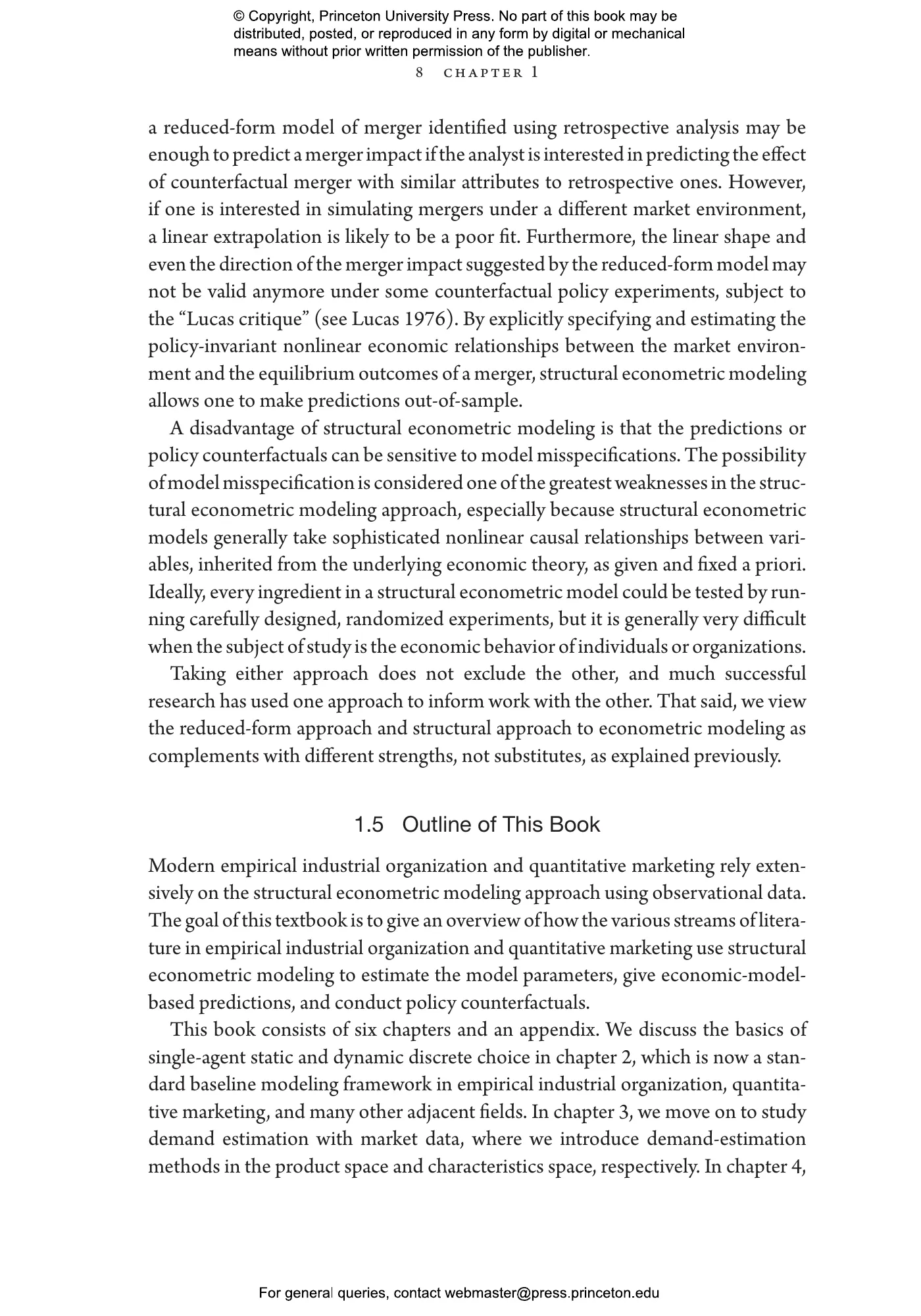 Structural Econometric Modeling in Industrial Organization and