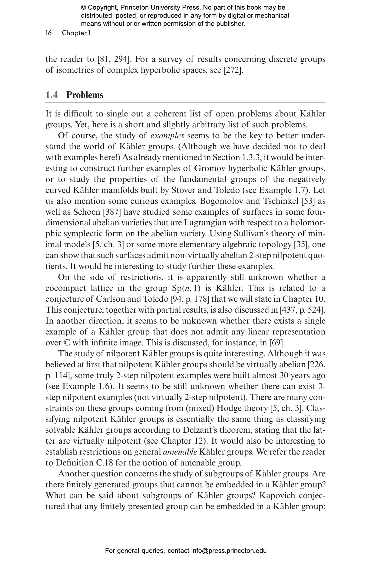 Lectures on Kähler Groups | Princeton University Press