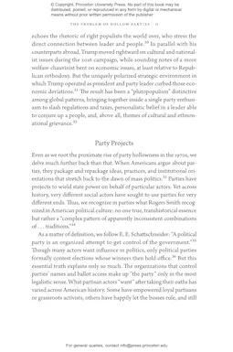 The Hollow Parties Princeton University Press