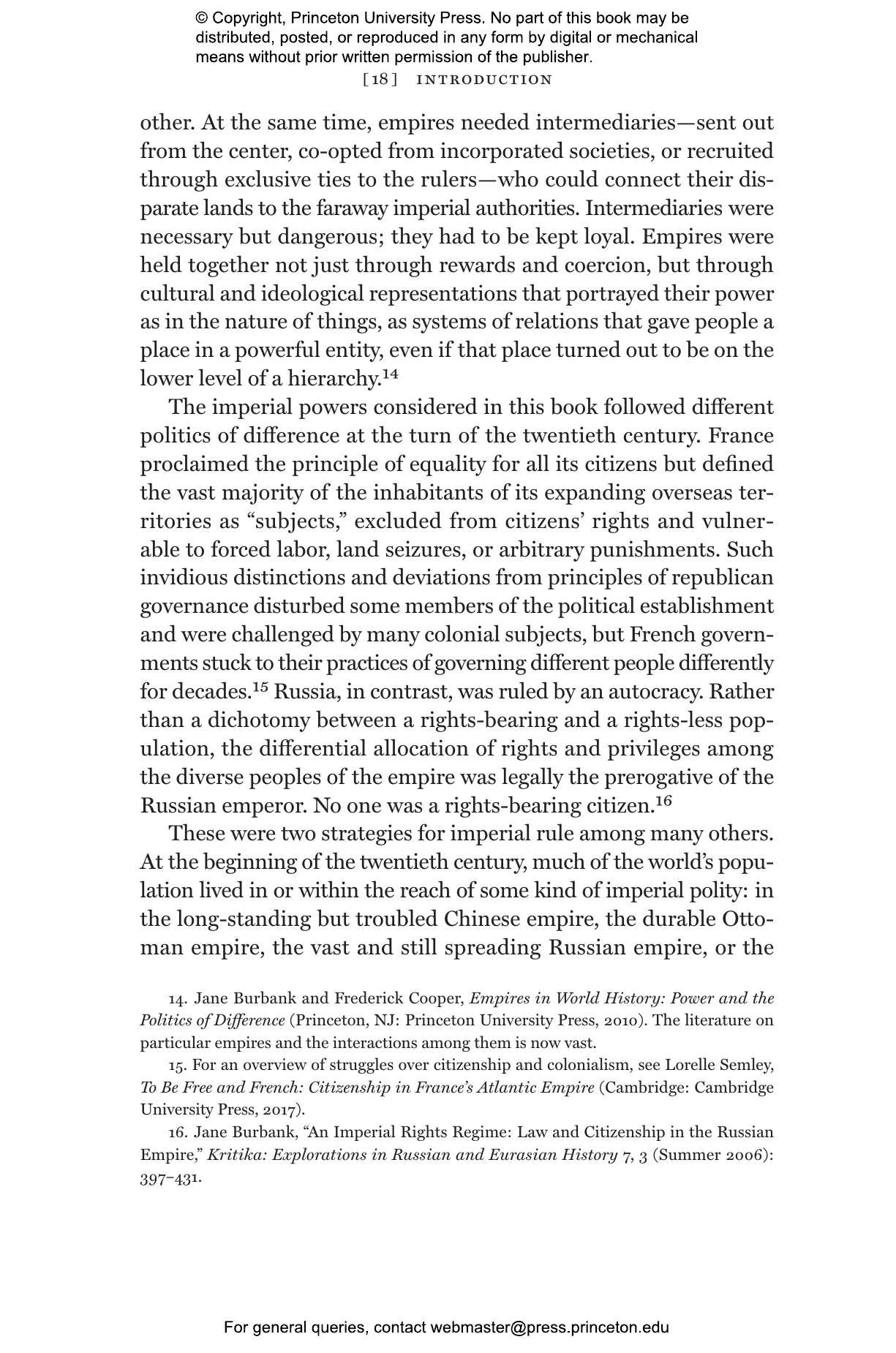 Post-Imperial Possibilities | Princeton University Press