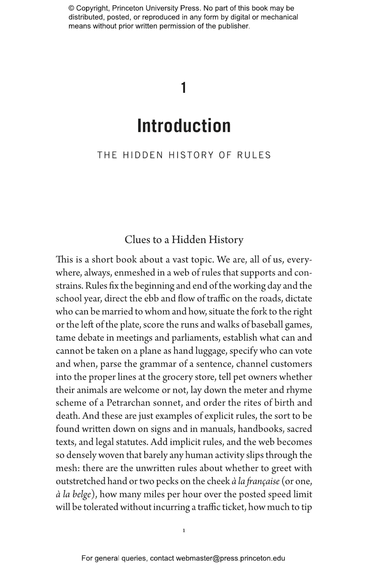 Rules Princeton University Press