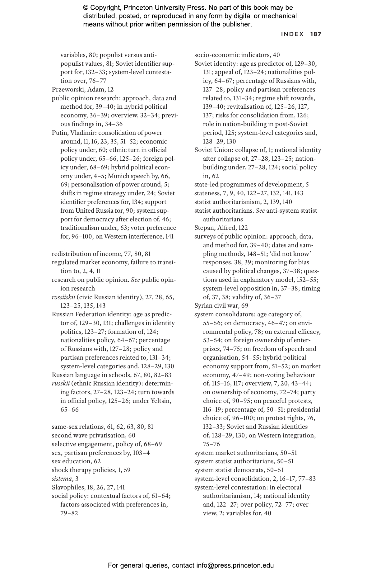 How Russians Understand the New Russia | Princeton