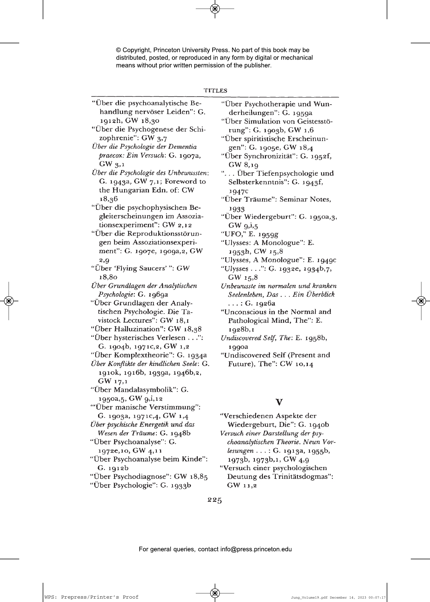 Collected Works of C. G. Jung, Volume 19 | Princeton