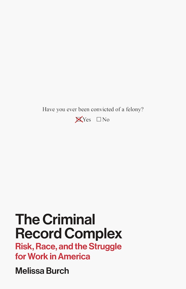 The Criminal Record Complex