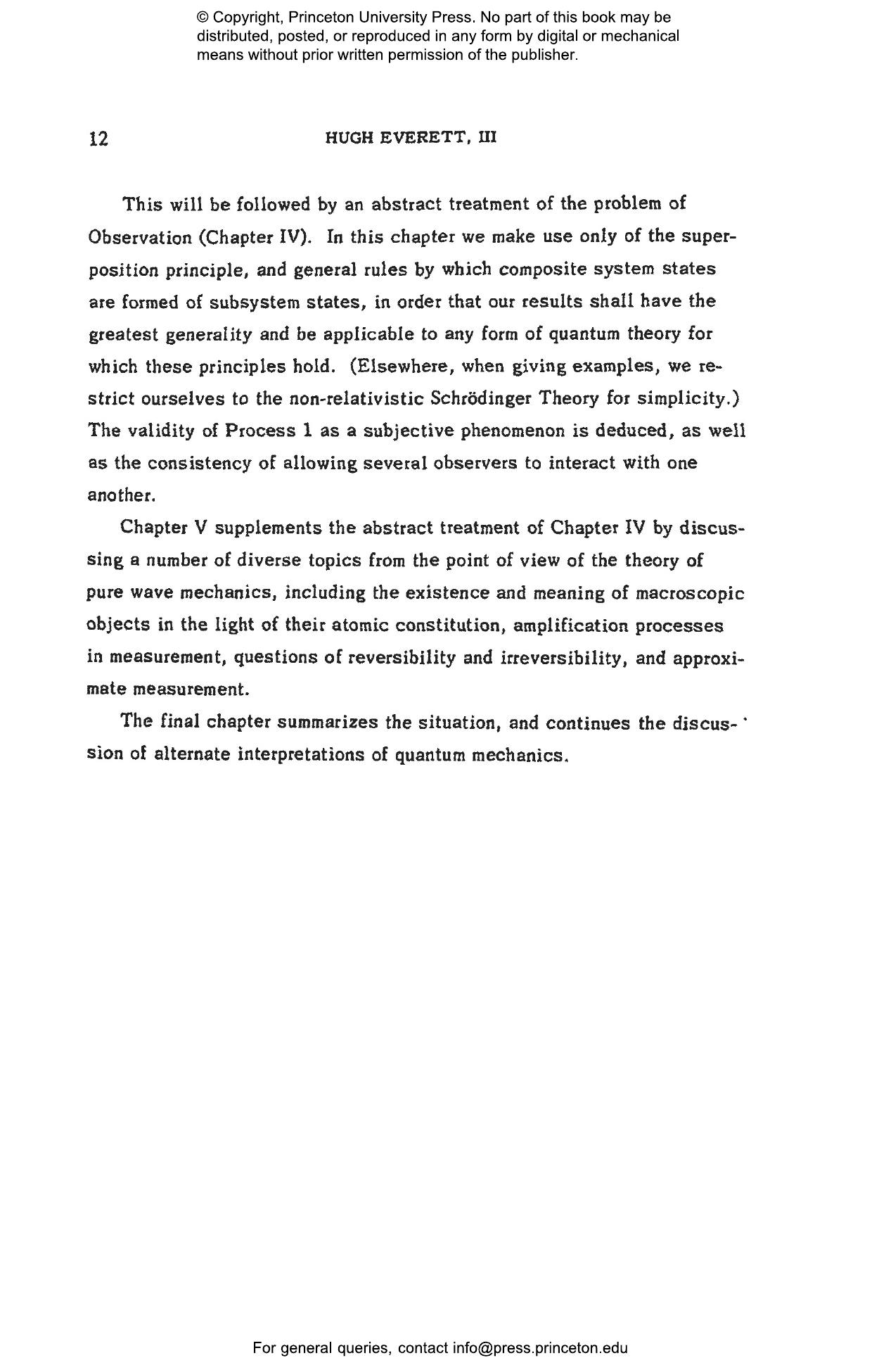 The Many-Worlds Interpretation of Quantum Mechanics | Princeton