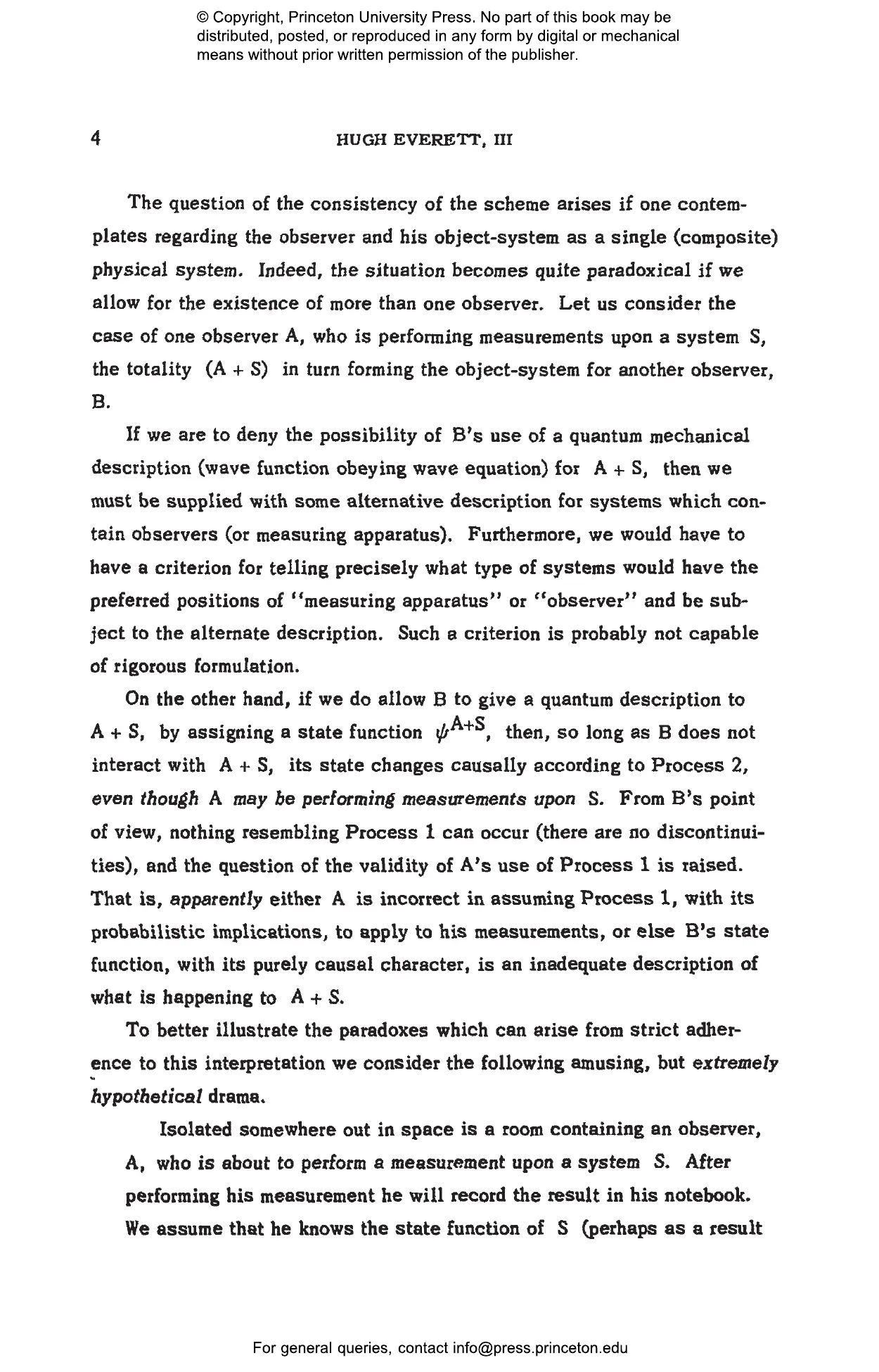 The Many-Worlds Interpretation of Quantum Mechanics | Princeton