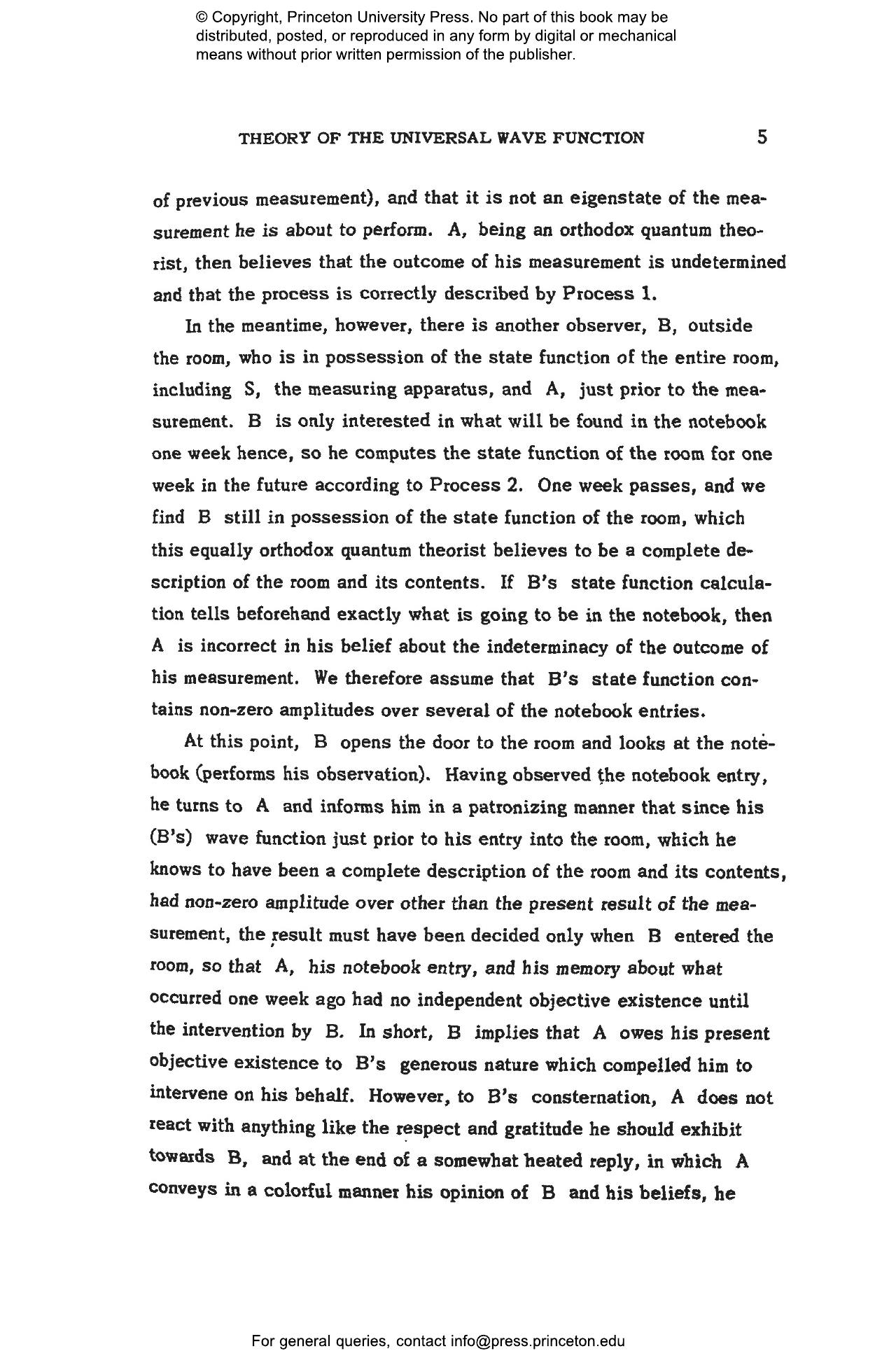 The Many-Worlds Interpretation of Quantum Mechanics | Princeton